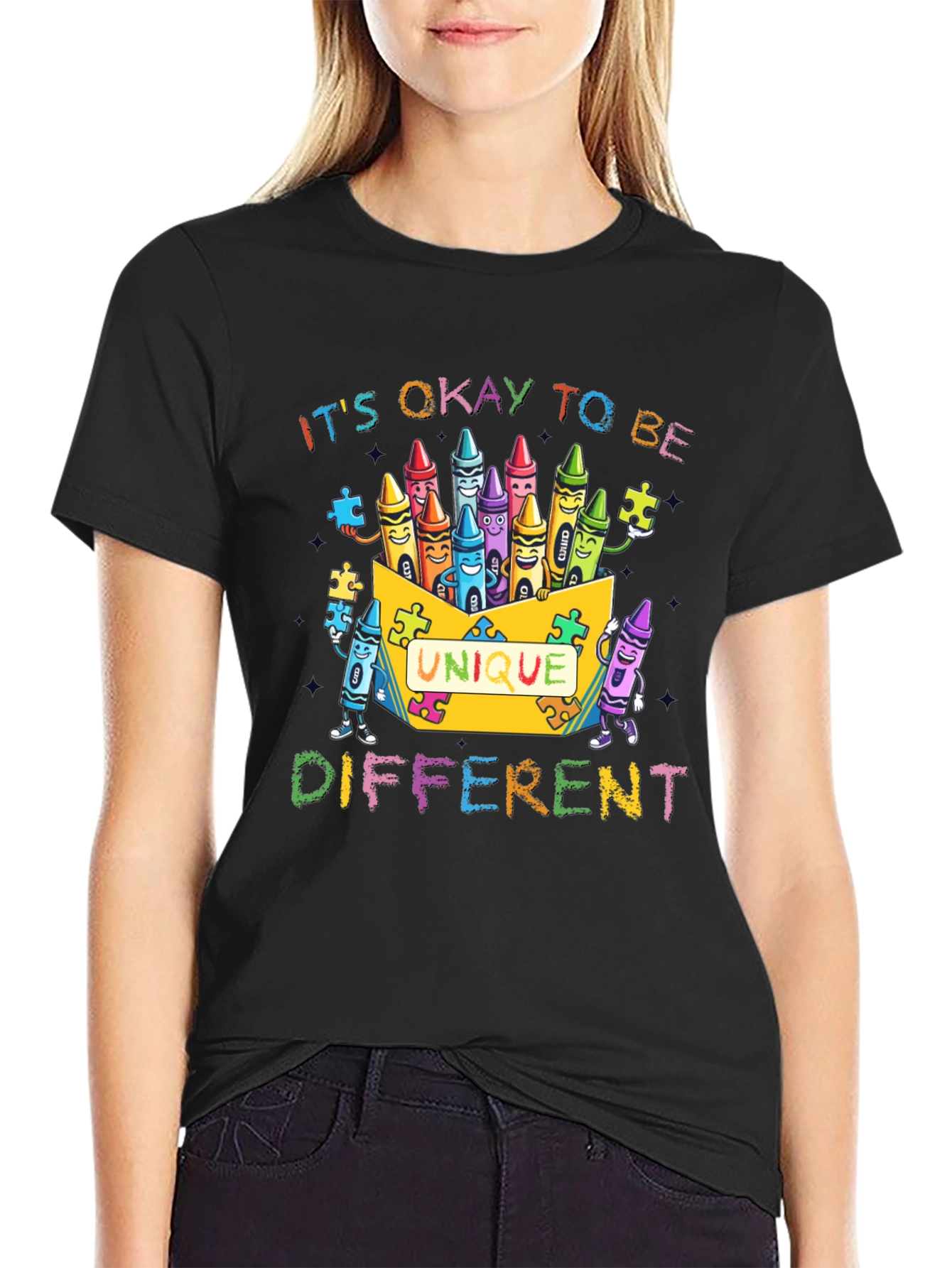 Autism Awareness T-Shirt: Its Okay To Be Different