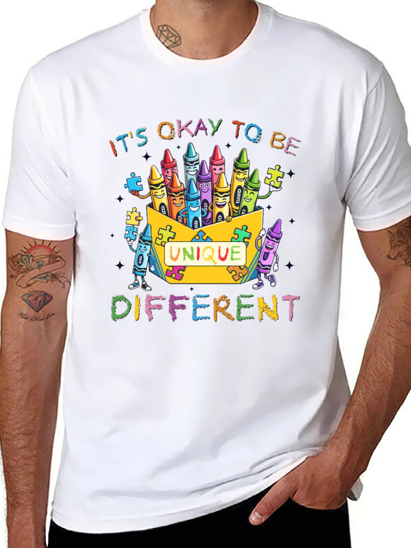 Autism Awareness T-Shirt: Its Okay To Be Different