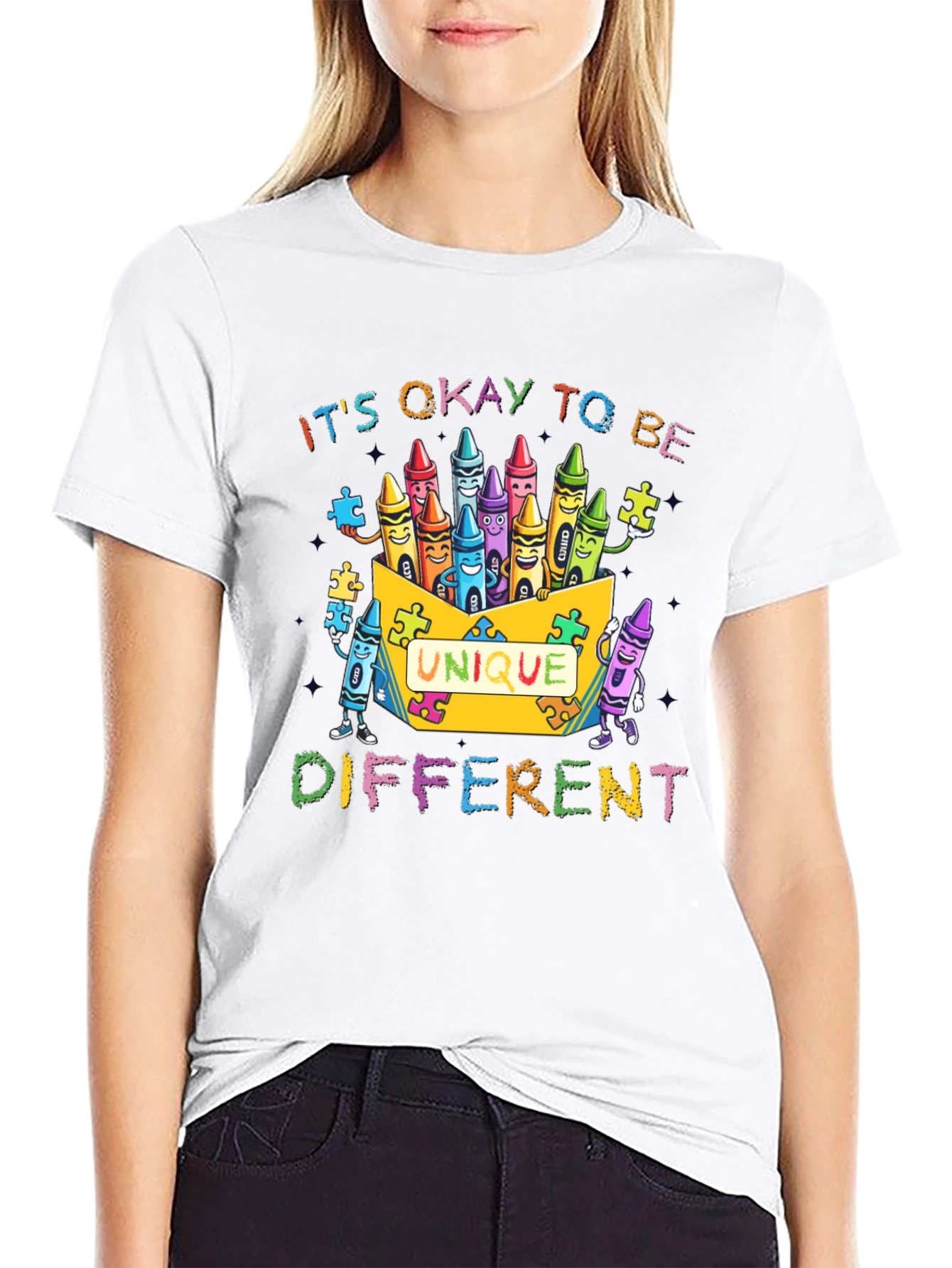 Autism Awareness T-Shirt: Its Okay To Be Different