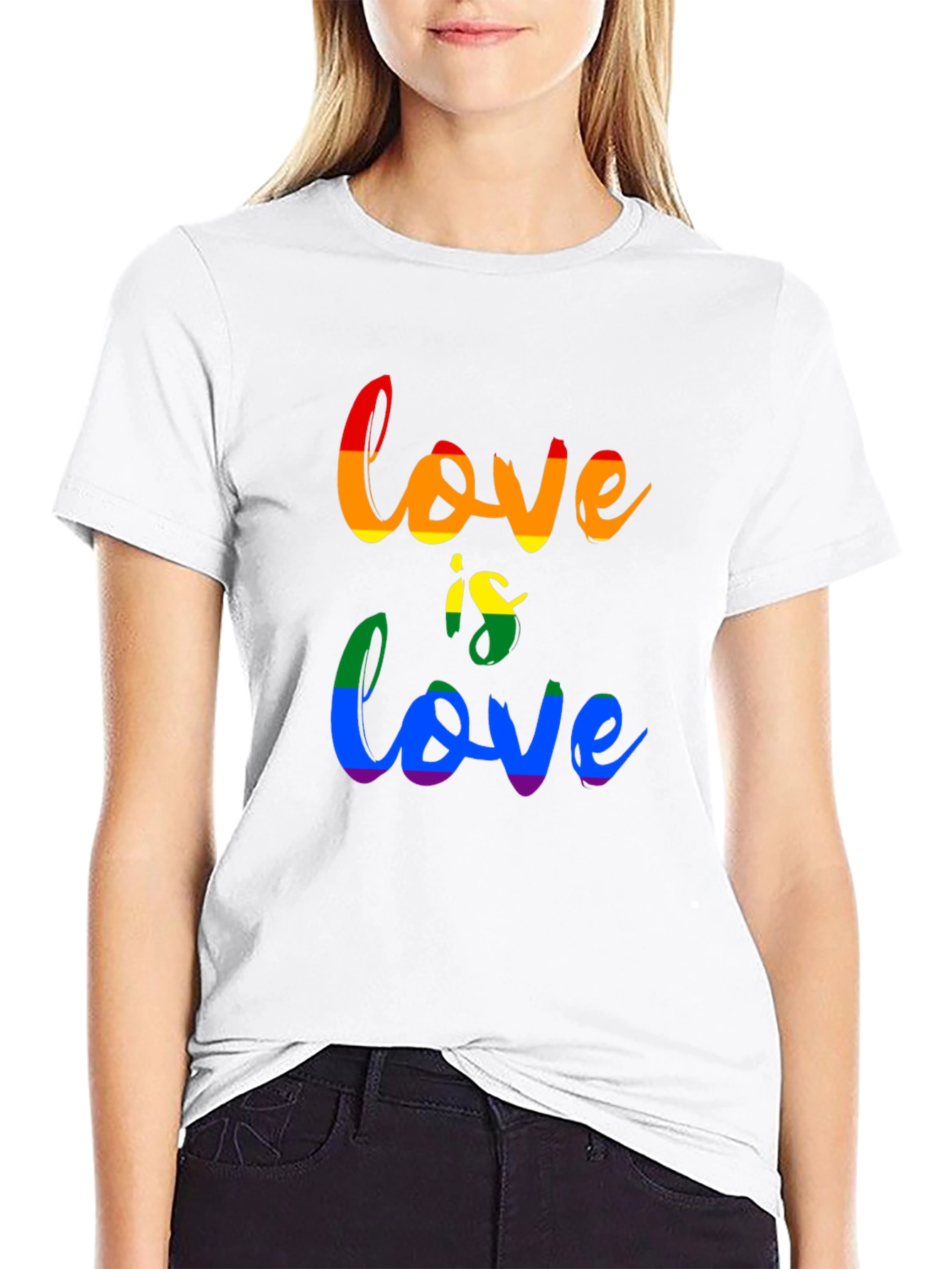 Love is Love Pride T-Shirt - Unisex Black Tee