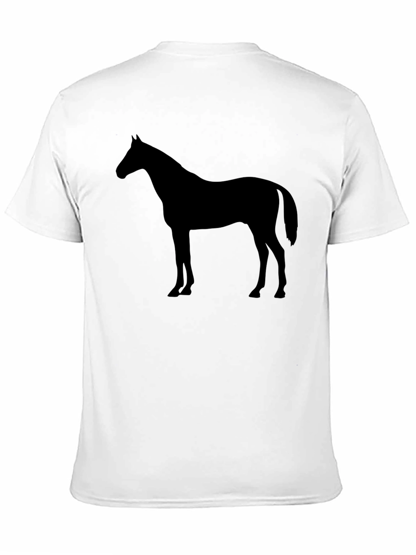 Black Horse Graphic T-Shirt - Stylish Mens Tee