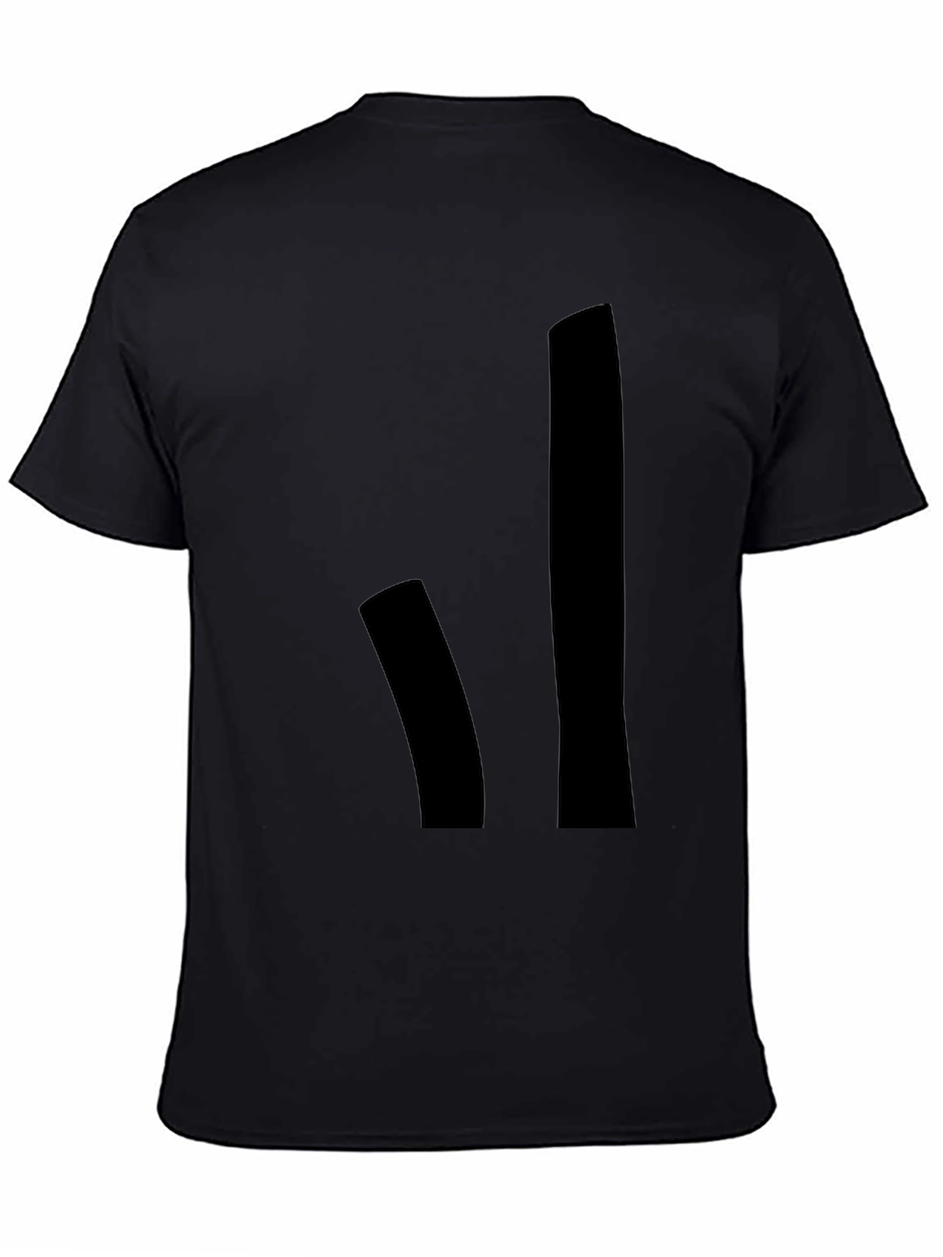 Modern Black Graphic Tee - Casual Style