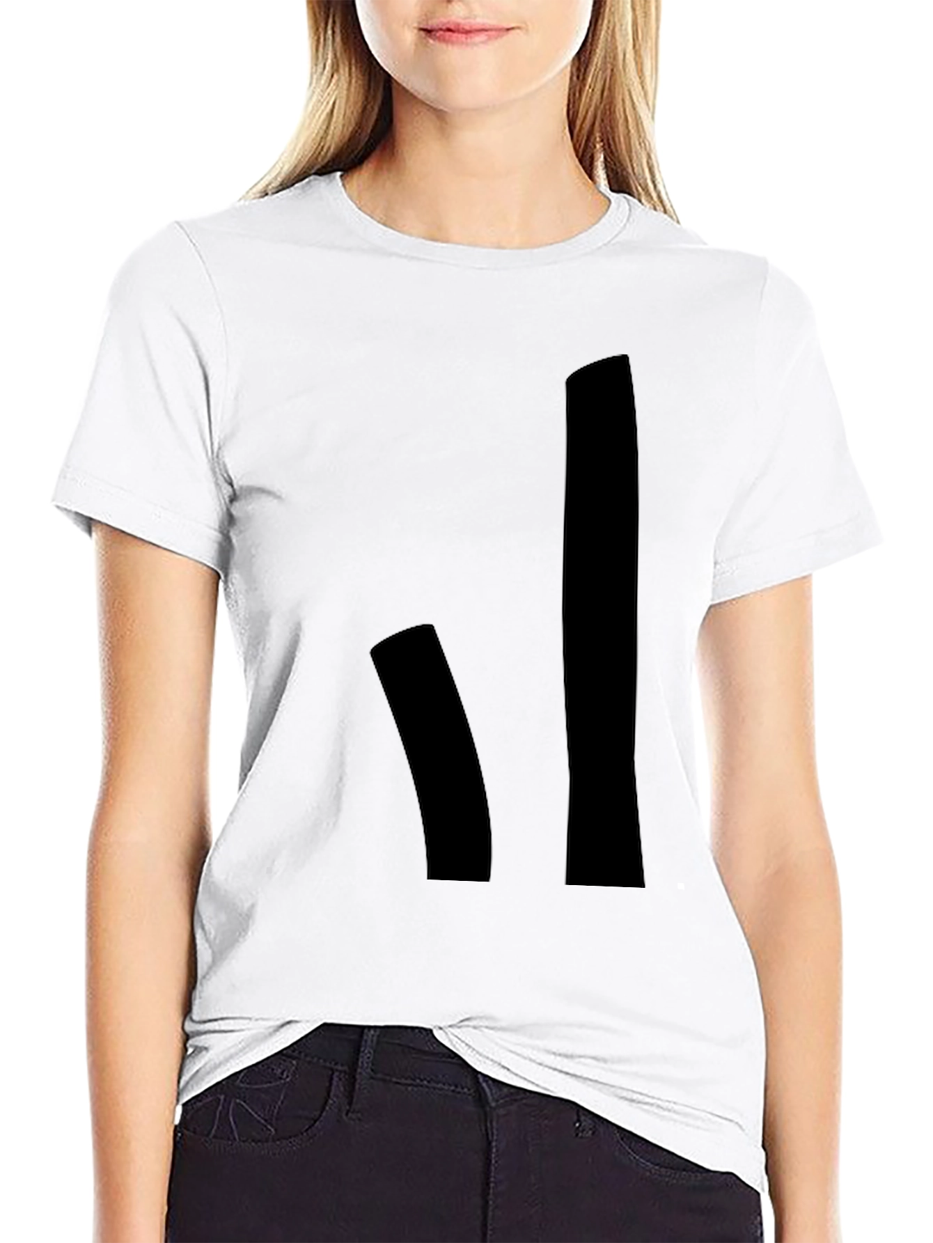 Modern Black Graphic Tee - Casual Style
