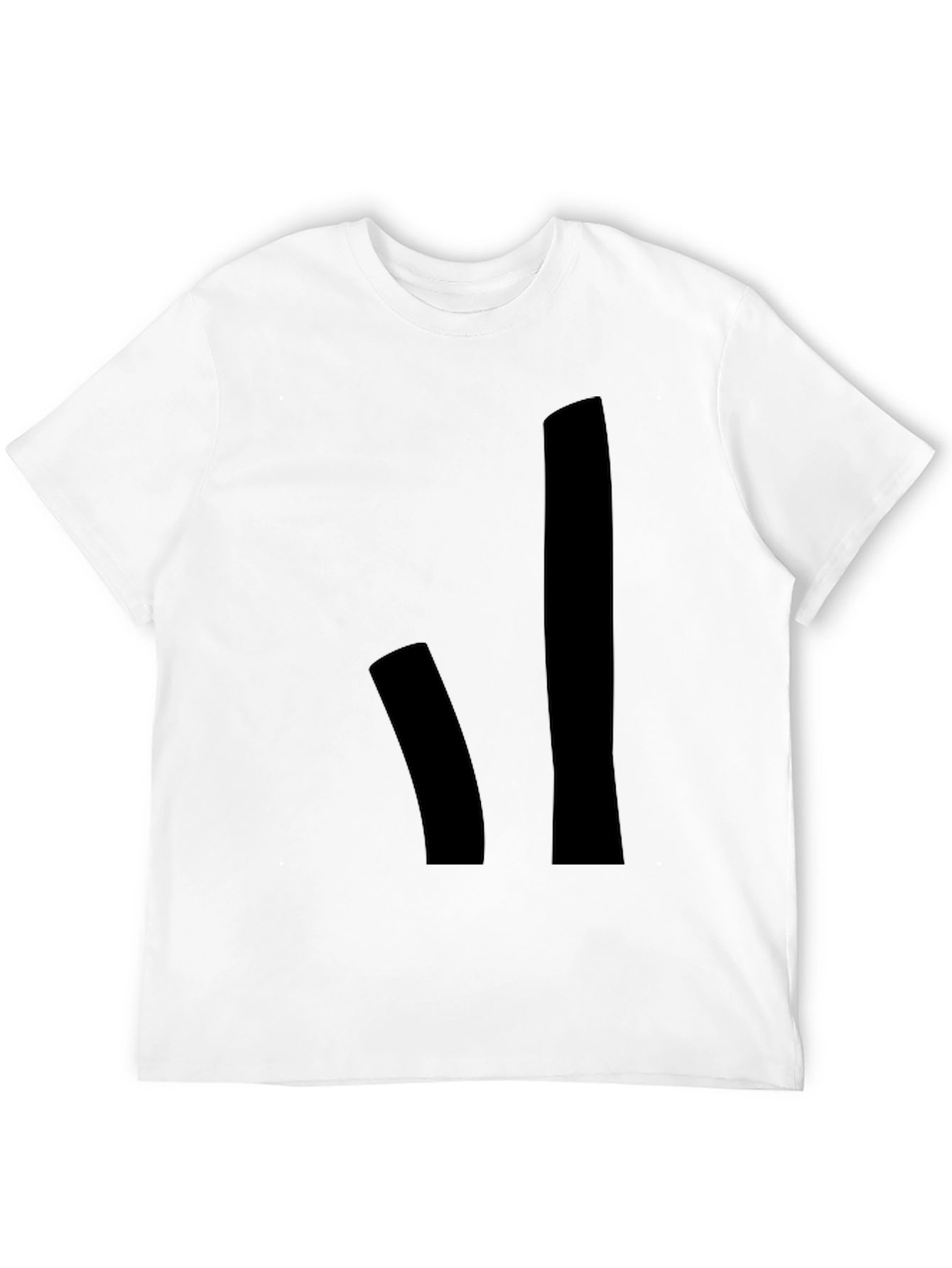 Modern Black Graphic Tee - Casual Style