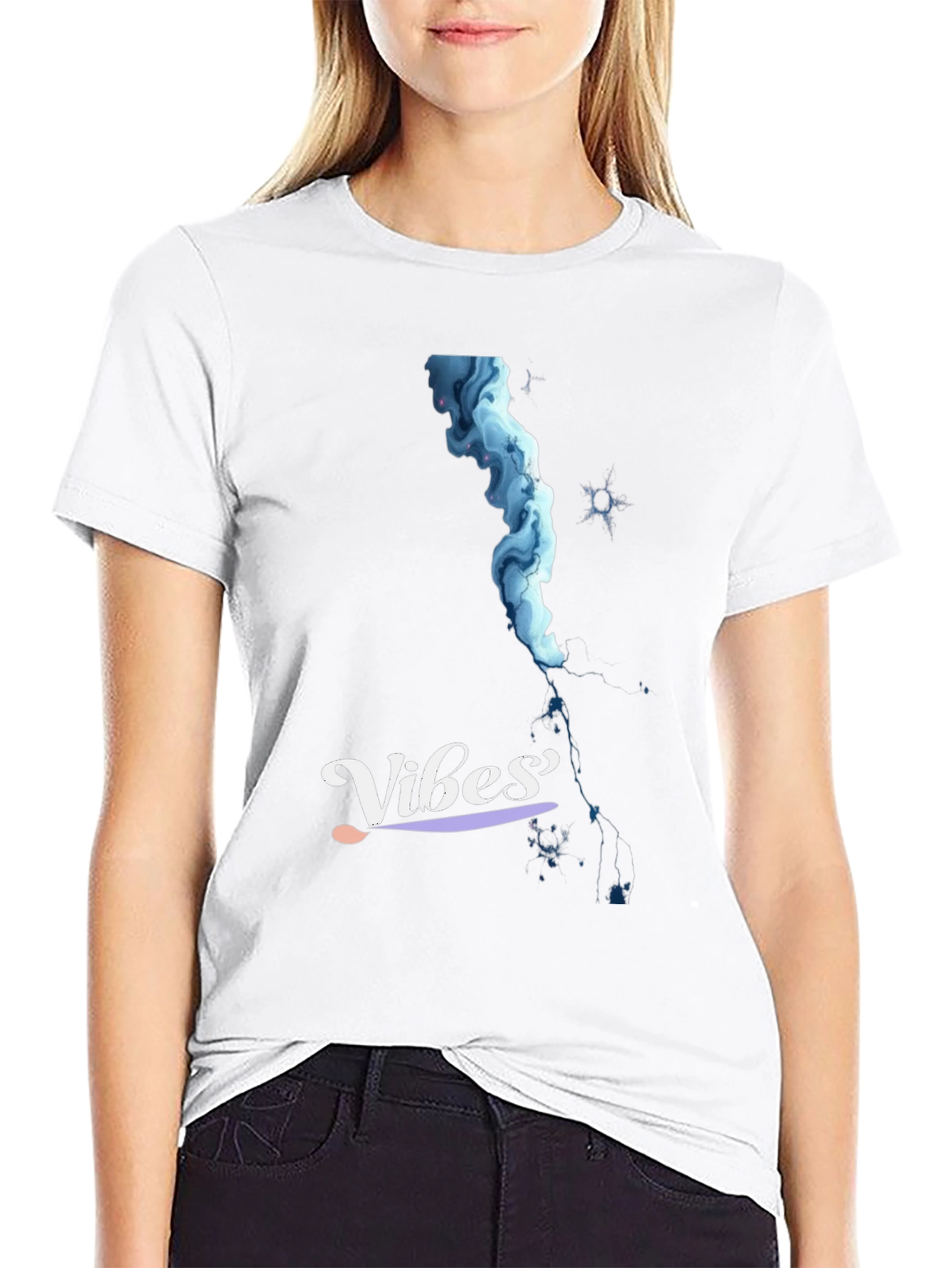 Vibes Graphic Tee - Mens Black T-Shirt