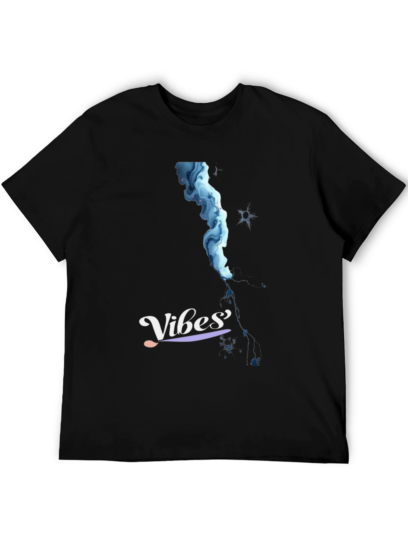 Vibes Graphic Tee - Mens Black T-Shirt