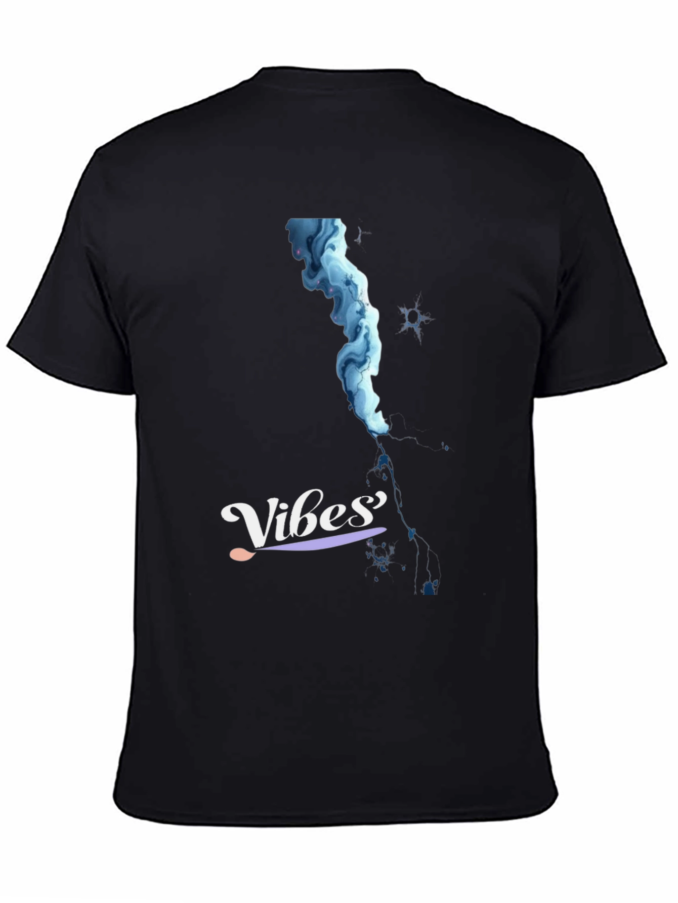Vibes Graphic Tee - Mens Black T-Shirt