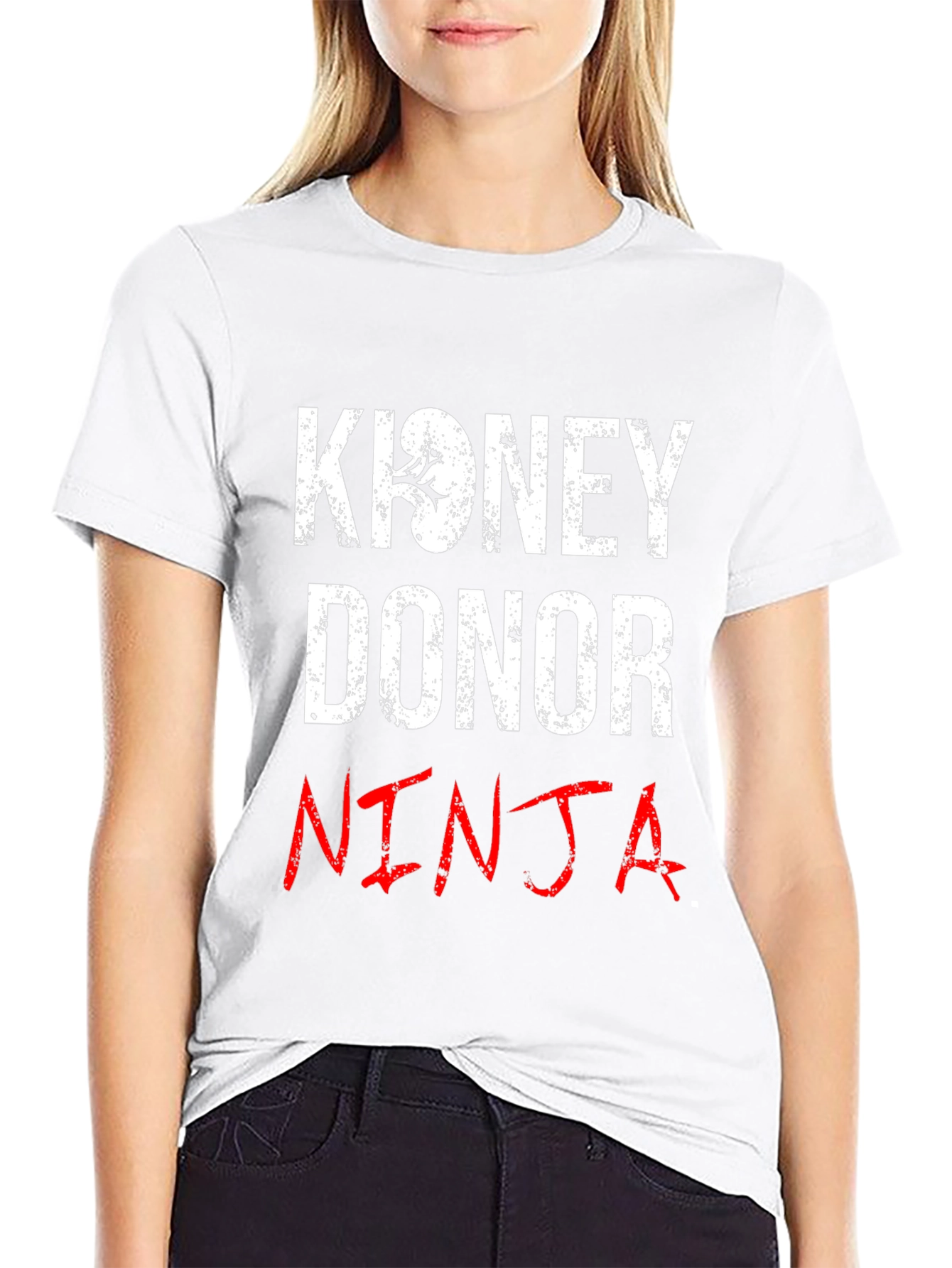 Kidney Donor Ninja Graphic Tee - Black