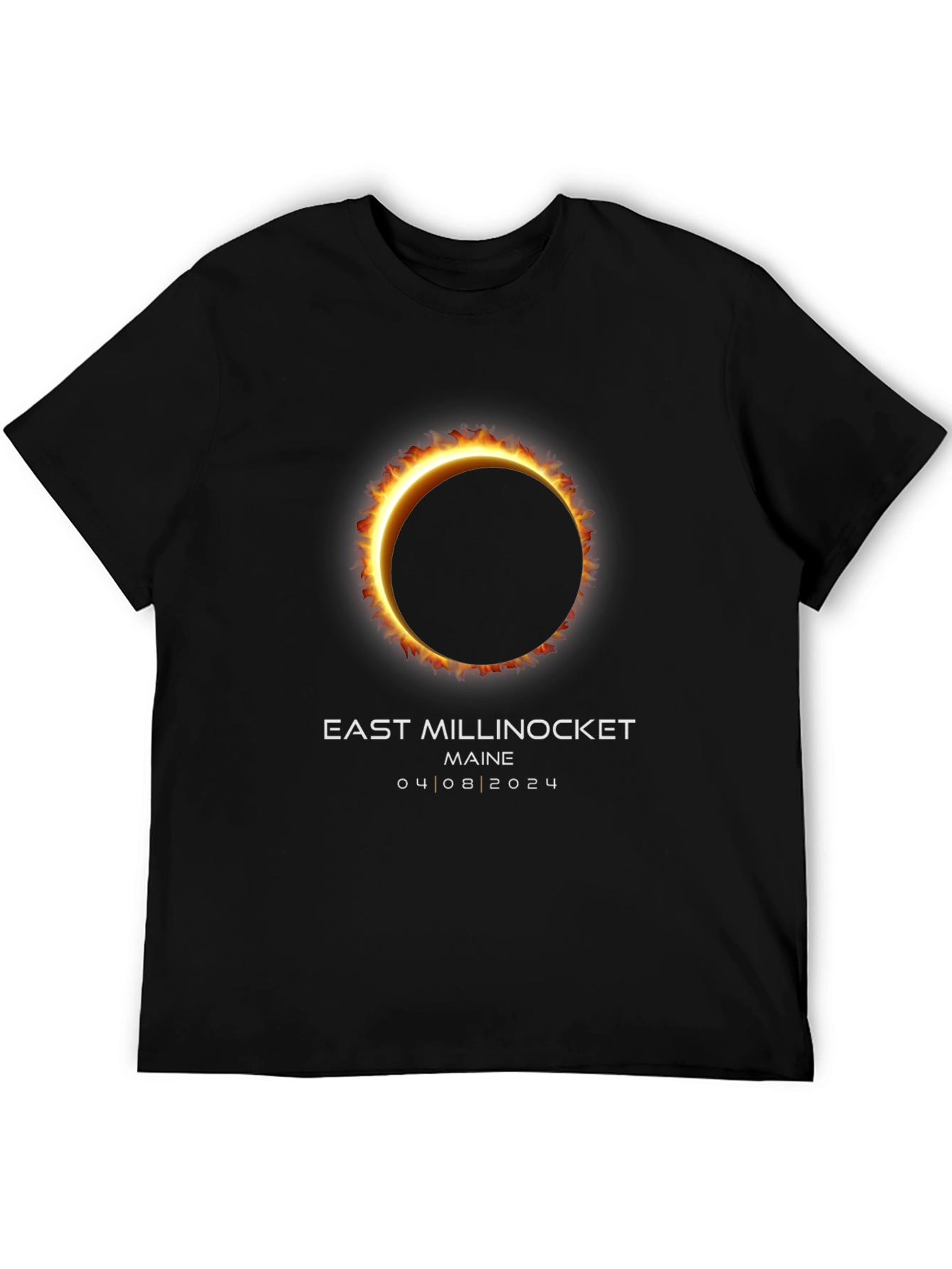 East Millinocket Maine Eclipse T-Shirt