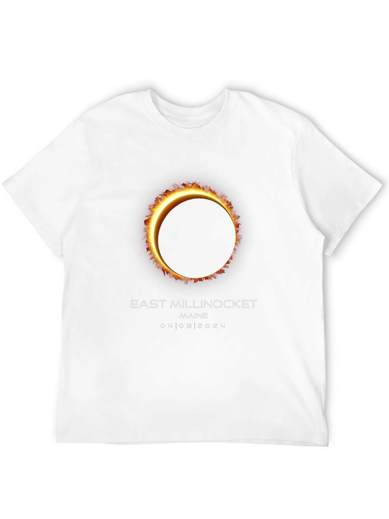 East Millinocket Maine Eclipse T-Shirt