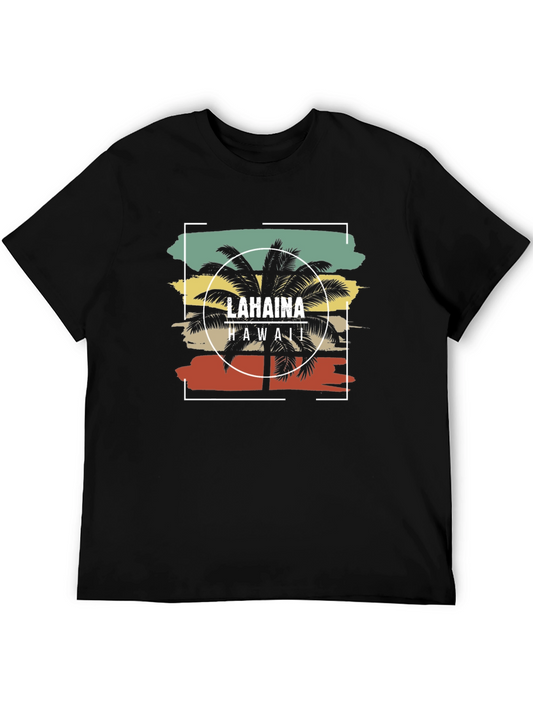 Lahaina Hawaii Palm Tree T-Shirt