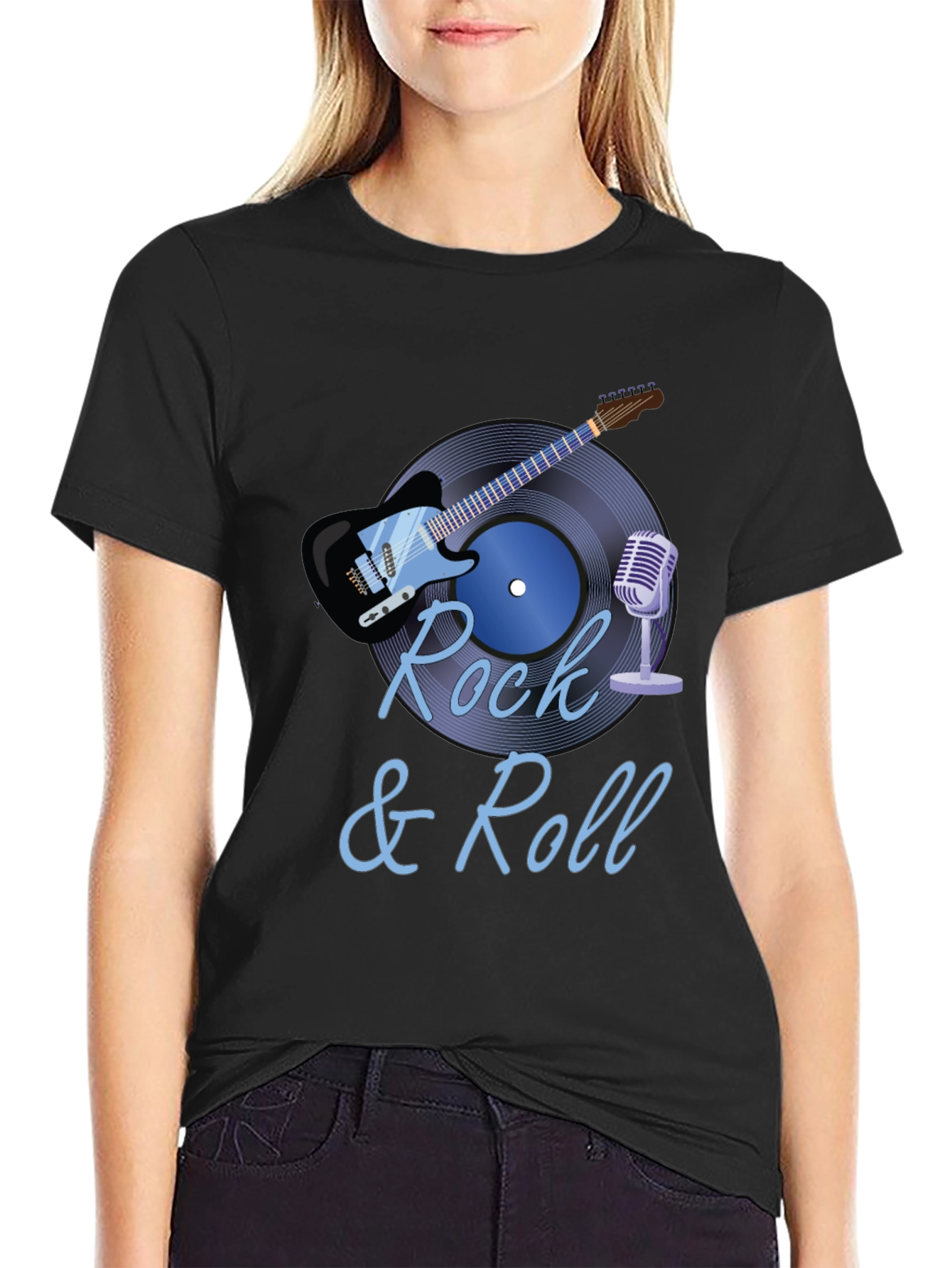 Rock & Roll Graphic T-Shirt