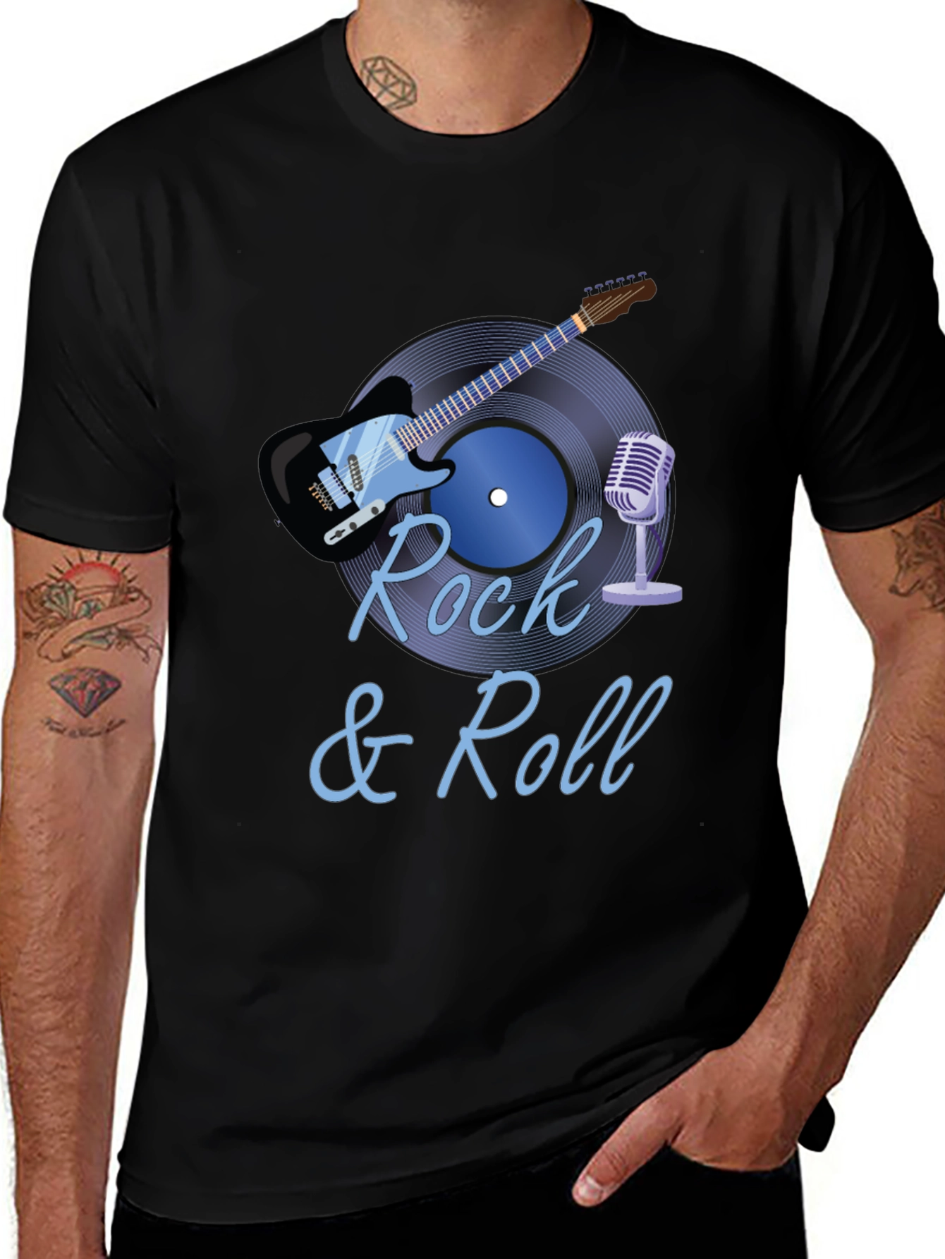 Rock & Roll Graphic T-Shirt