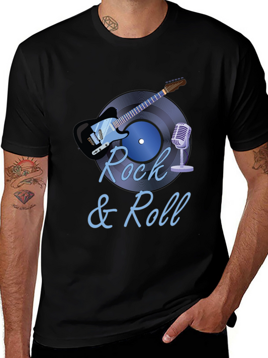 Rock & Roll Graphic T-Shirt