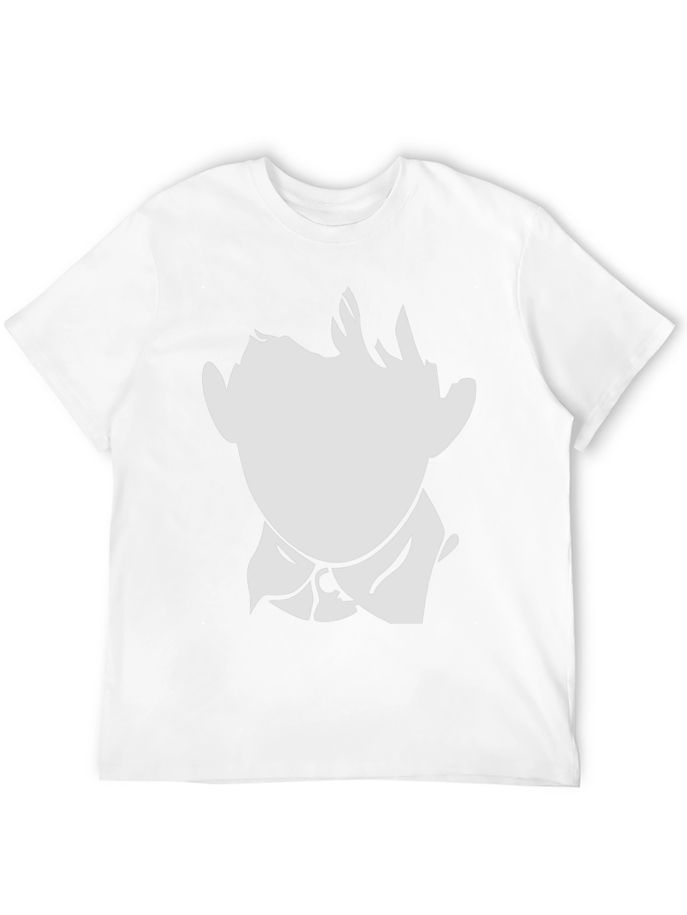 Minimalist Silhouette Graphic Tee - Black