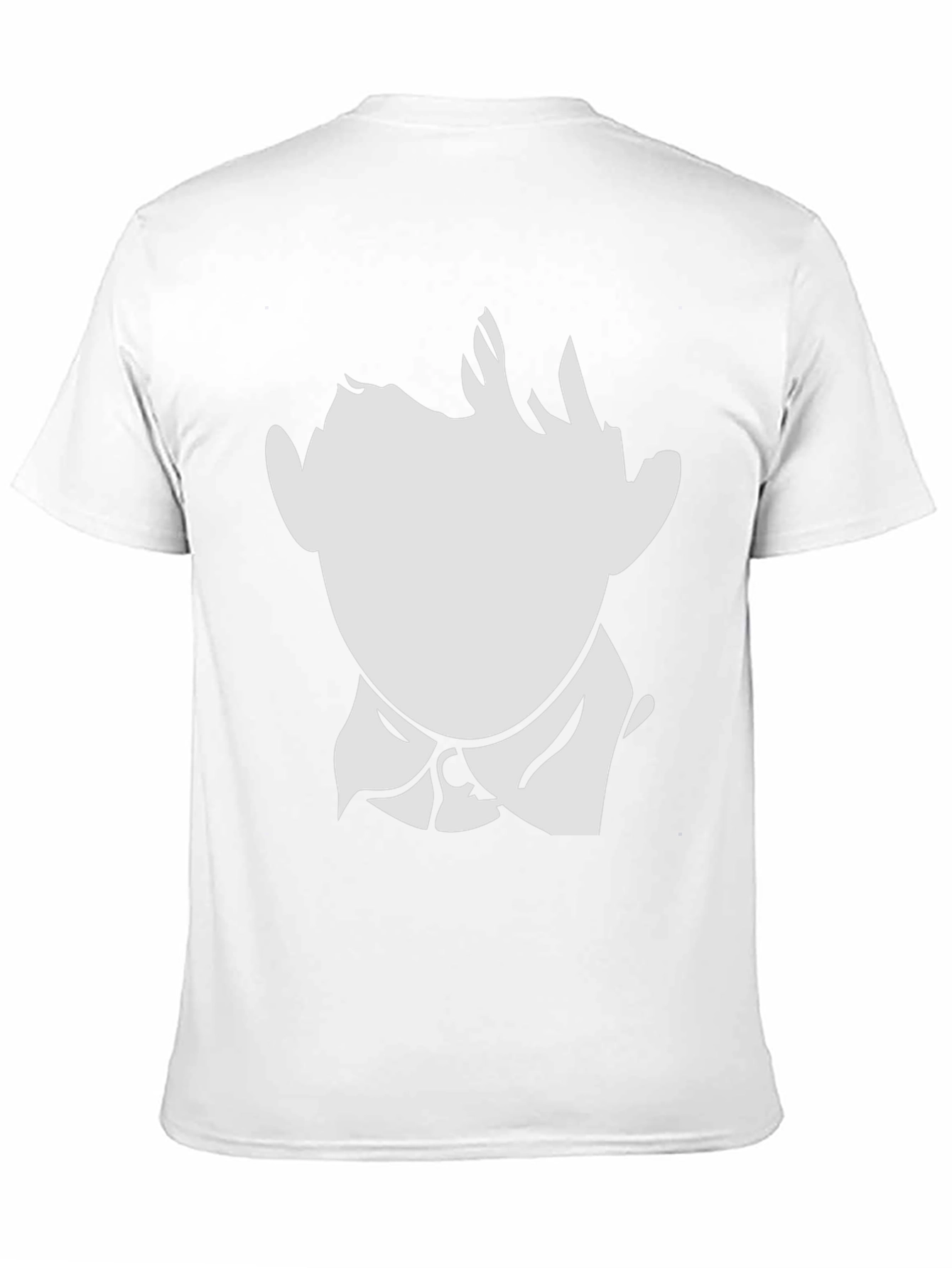 Minimalist Silhouette Graphic Tee - Black
