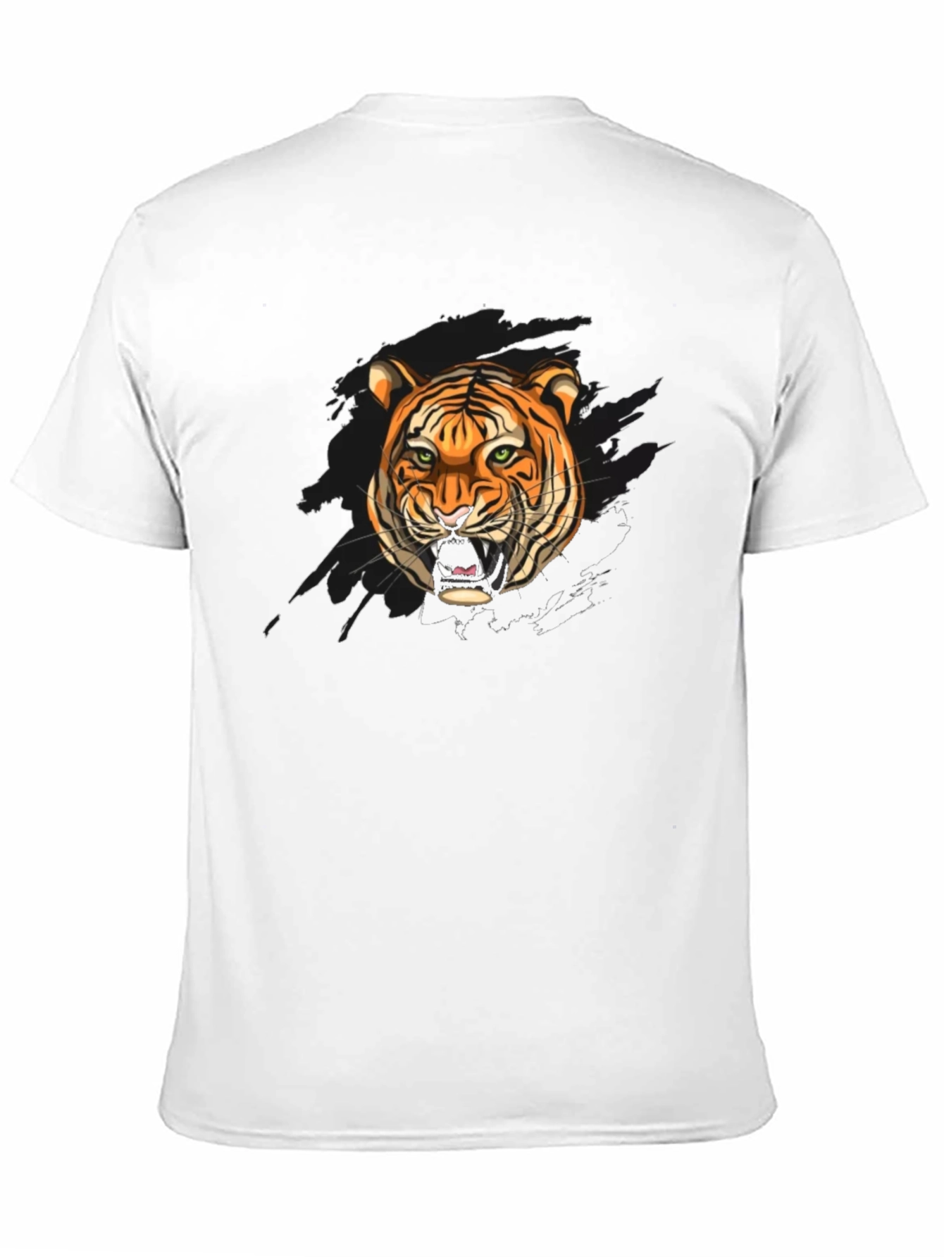 Tiger Graphic Black T-Shirt