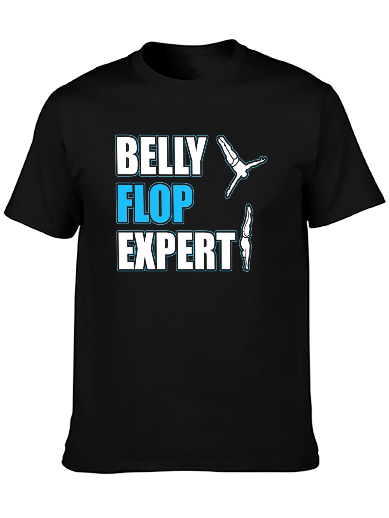 Belly Flop Expert T-Shirt - Funny Diving Tee