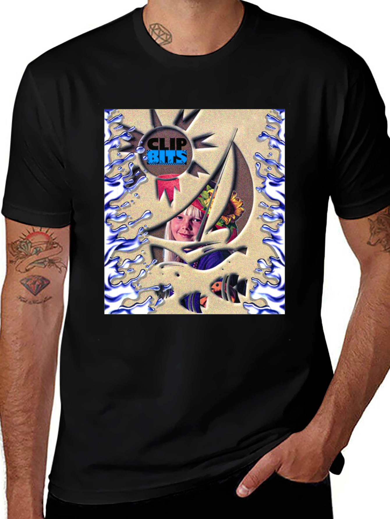 Clip Bits Graphic T-Shirt