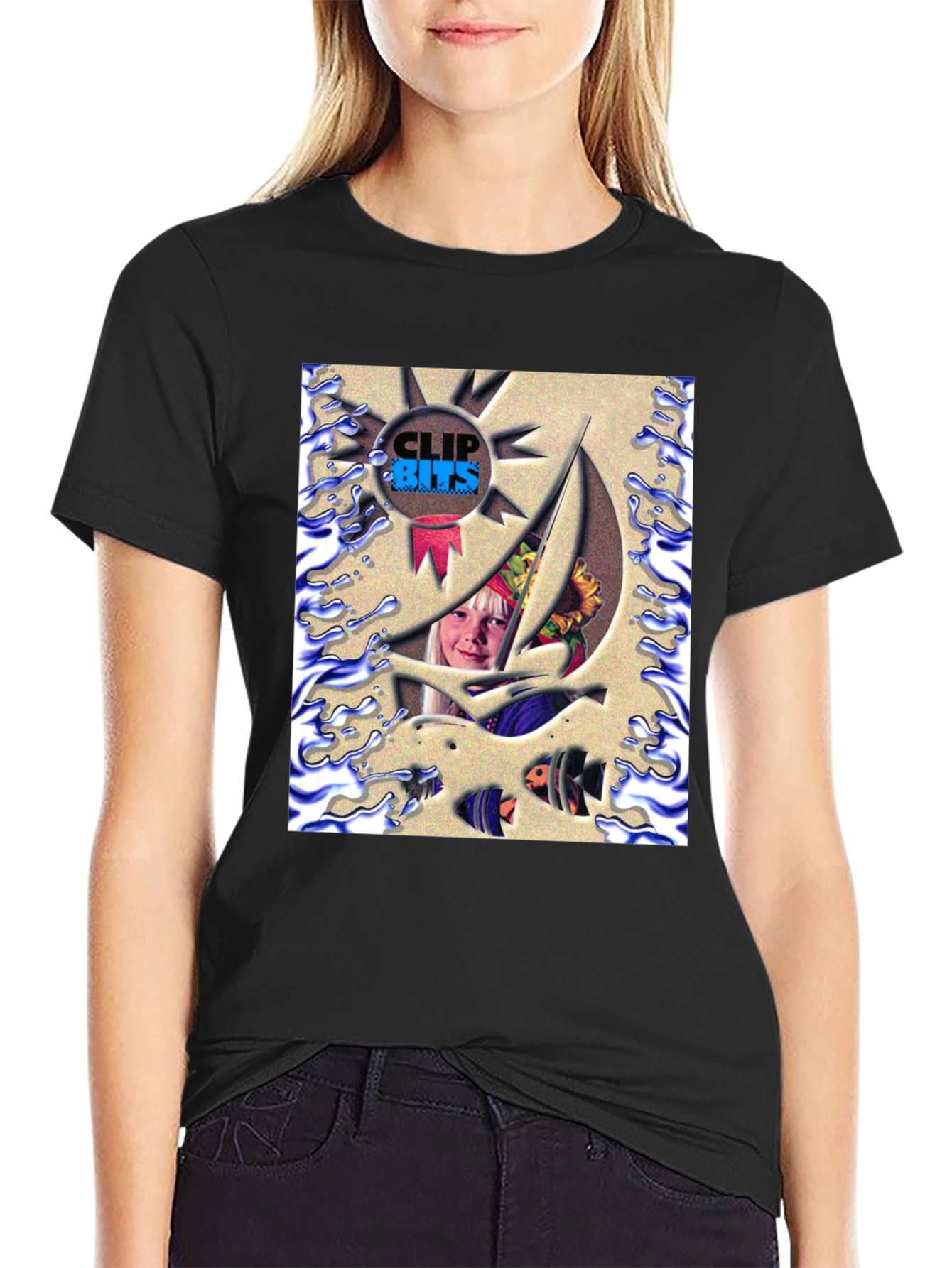 Clip Bits Graphic T-Shirt