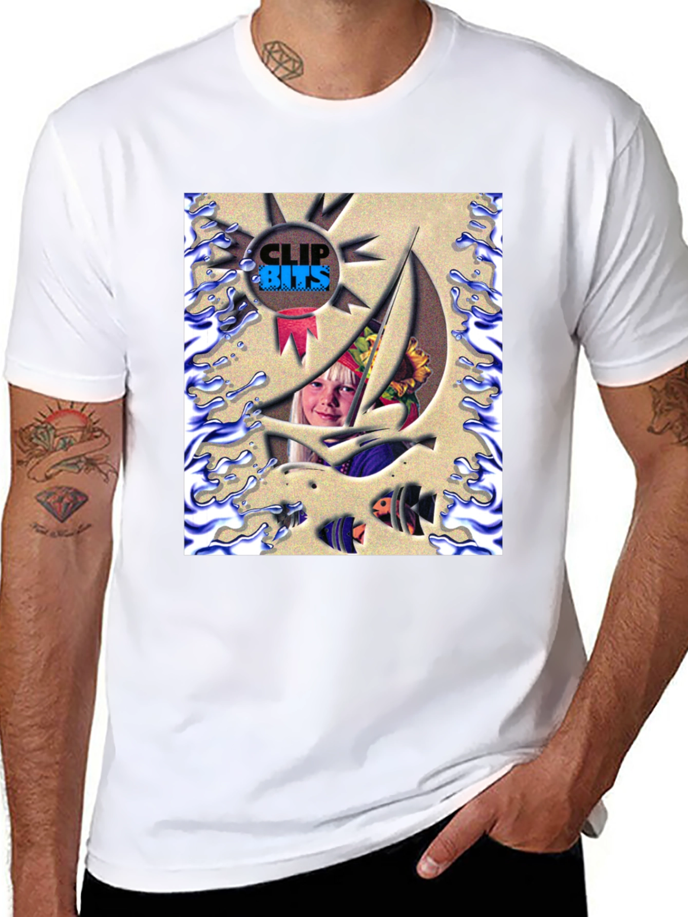 Clip Bits Graphic T-Shirt