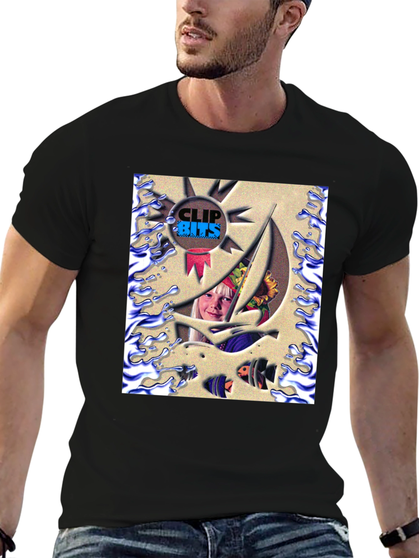 Clip Bits Graphic T-Shirt