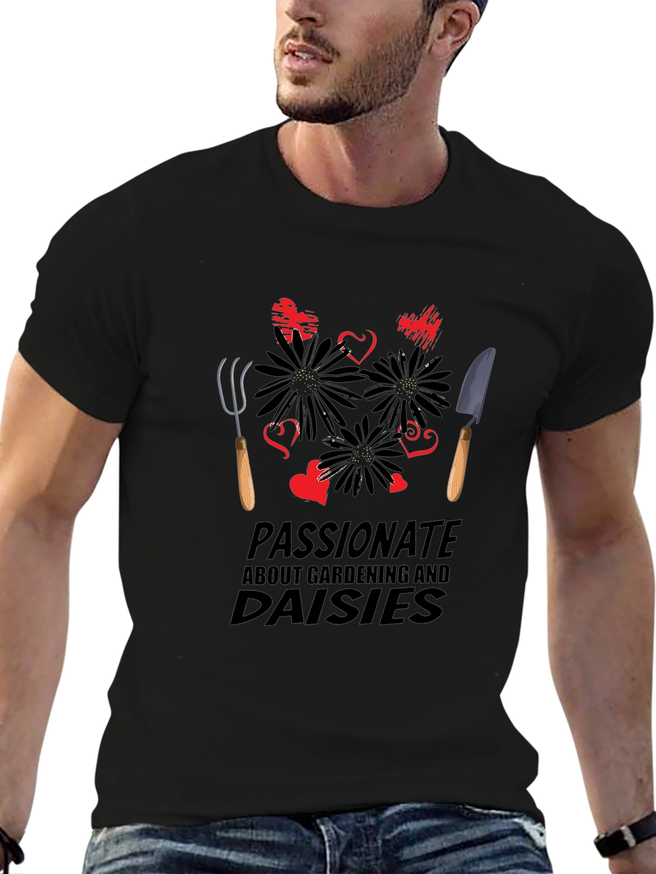 Gardening & Daisies Graphic Tee