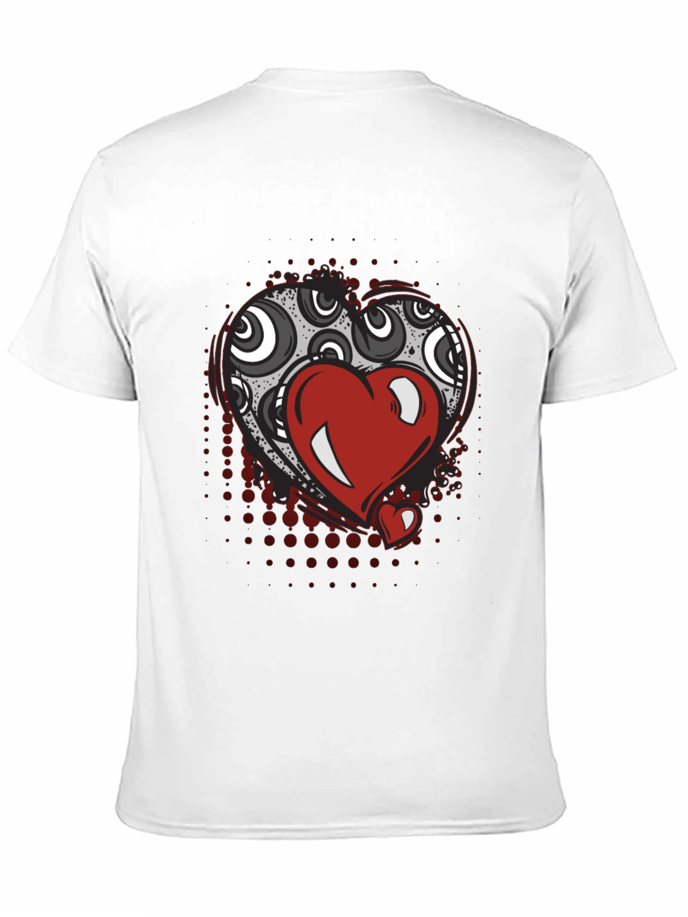 Heart Graphic Tee - Modern Love Design