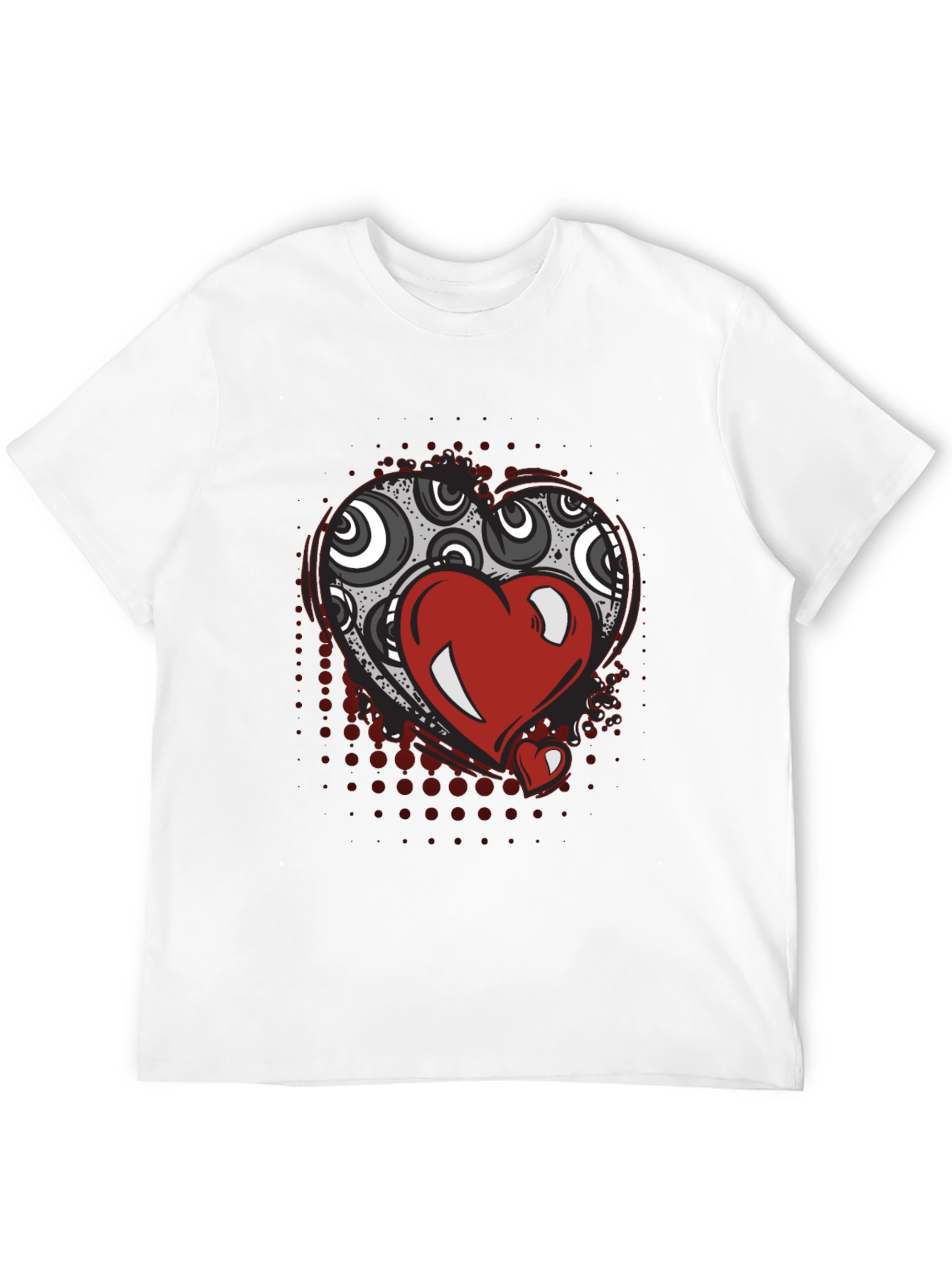 Heart Graphic Tee - Modern Love Design