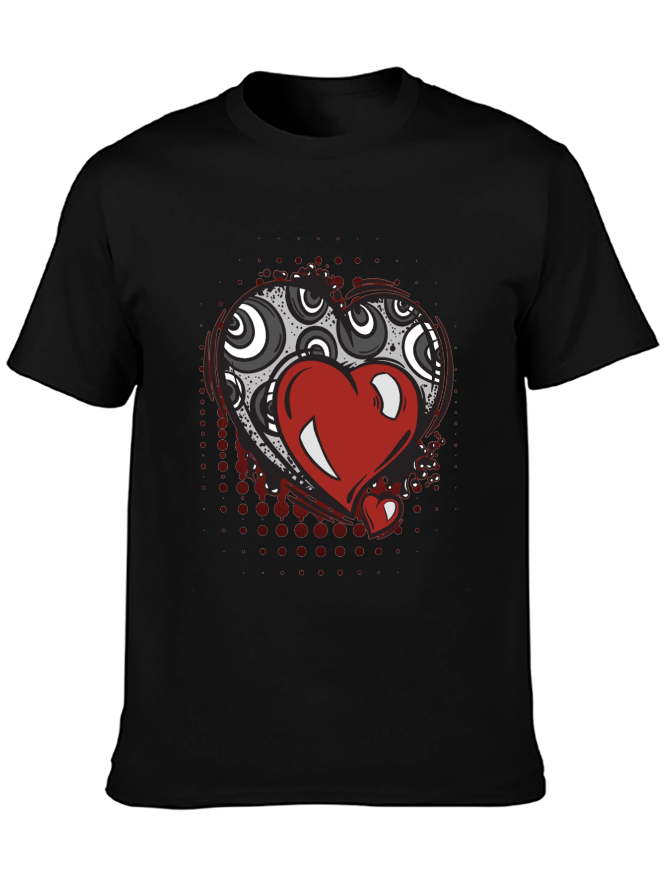 Heart Graphic Tee - Modern Love Design