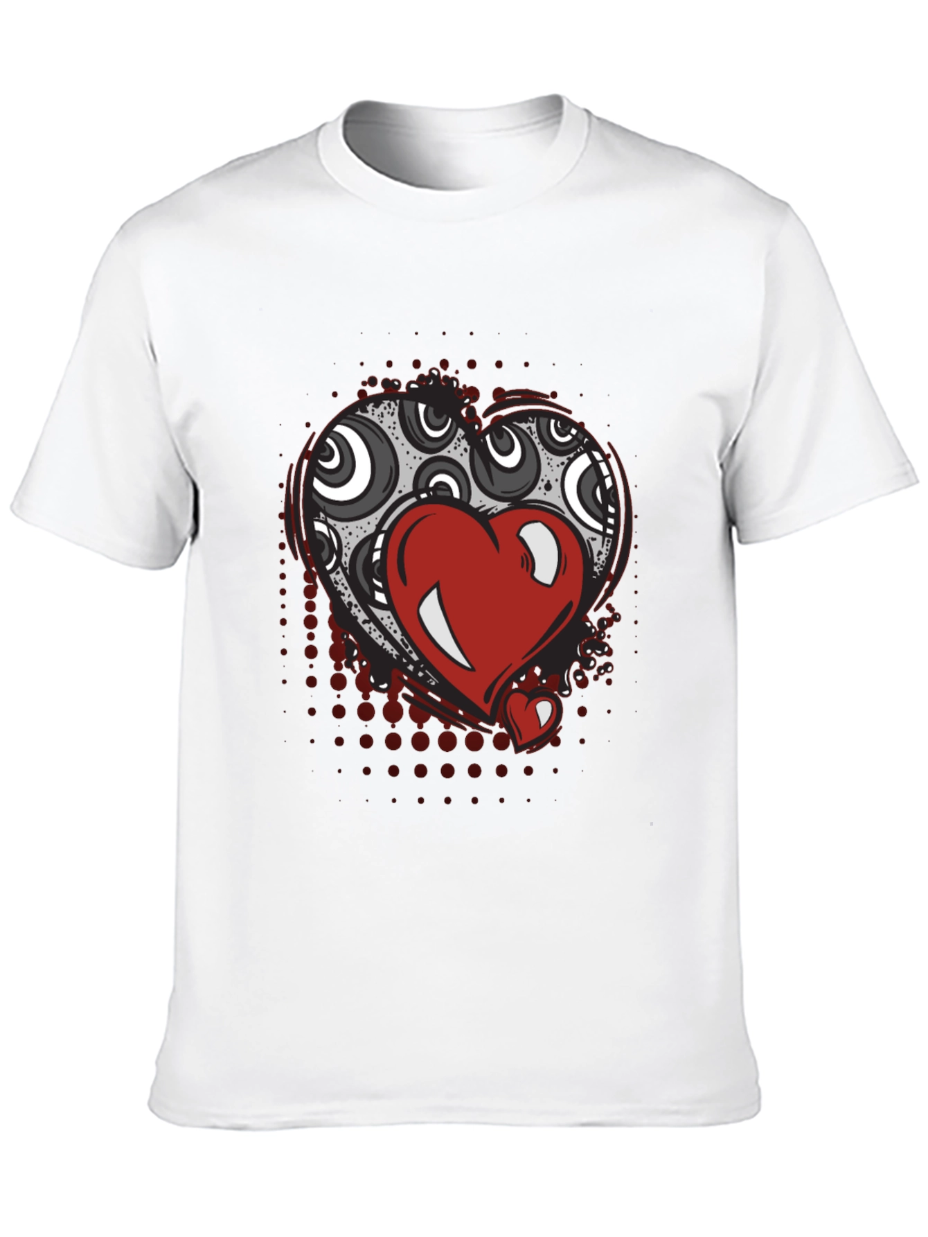 Heart Graphic Tee - Modern Love Design