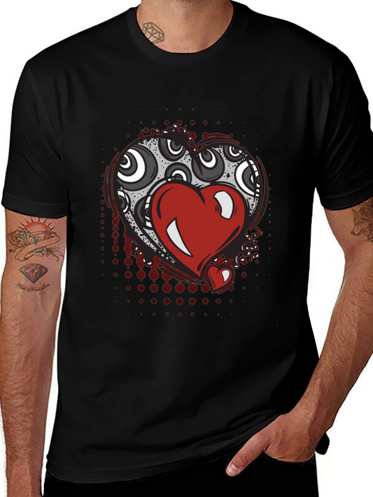 Heart Graphic Tee - Modern Love Design