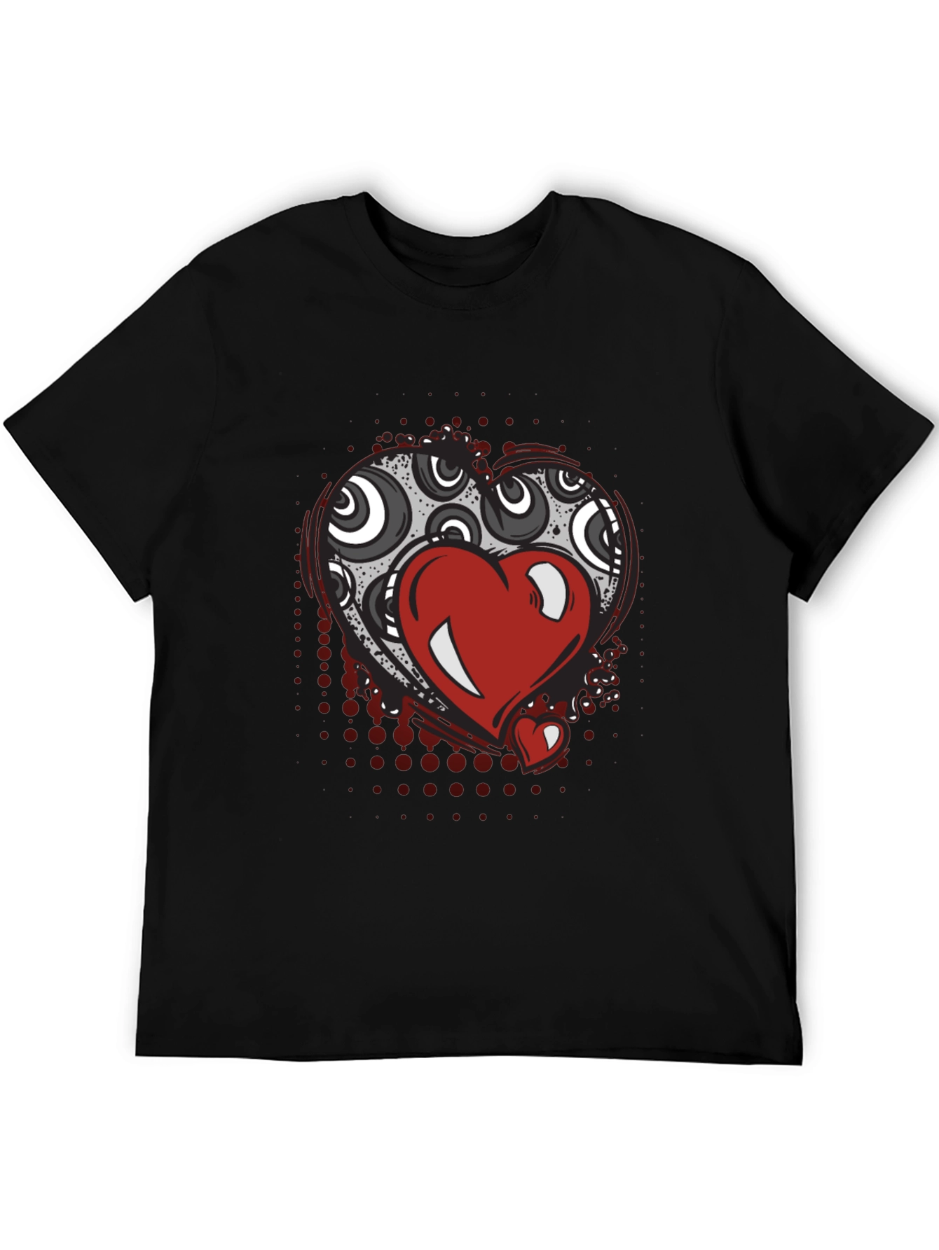 Heart Graphic Tee - Modern Love Design