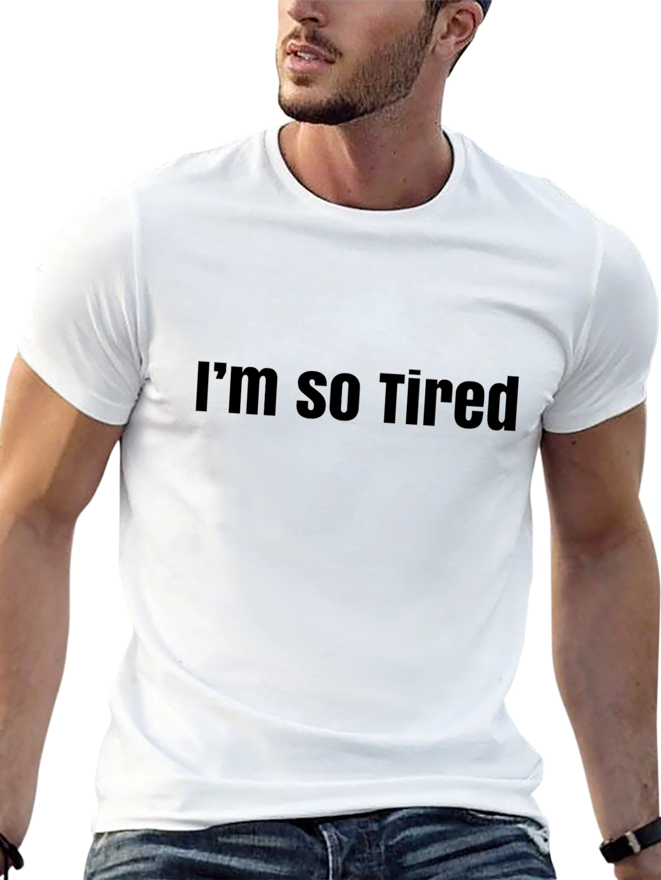 Im So Tired Graphic Tee - Classic Black T-Shirt