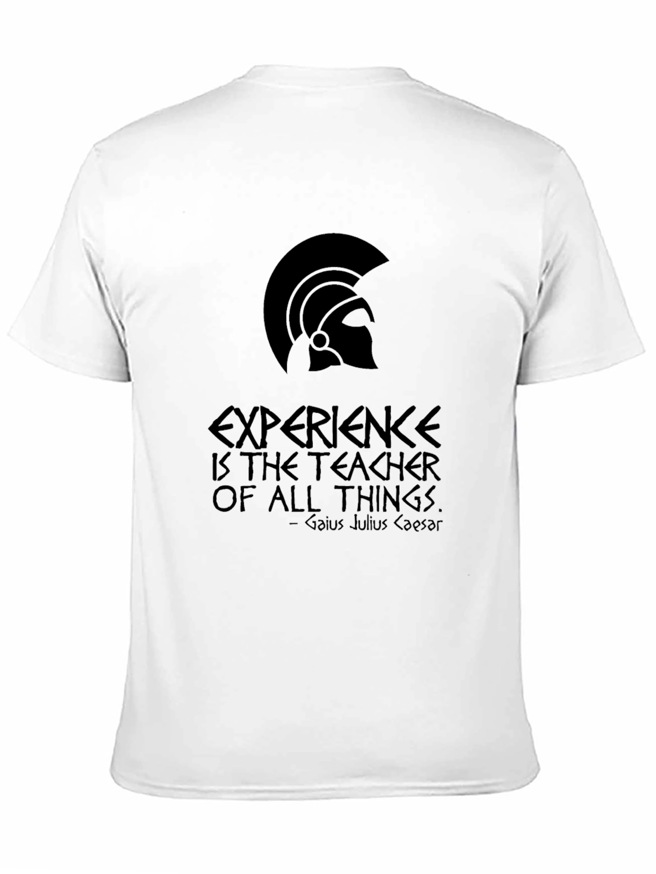 Roman Gladiator T-Shirt - Experience is the Teacher