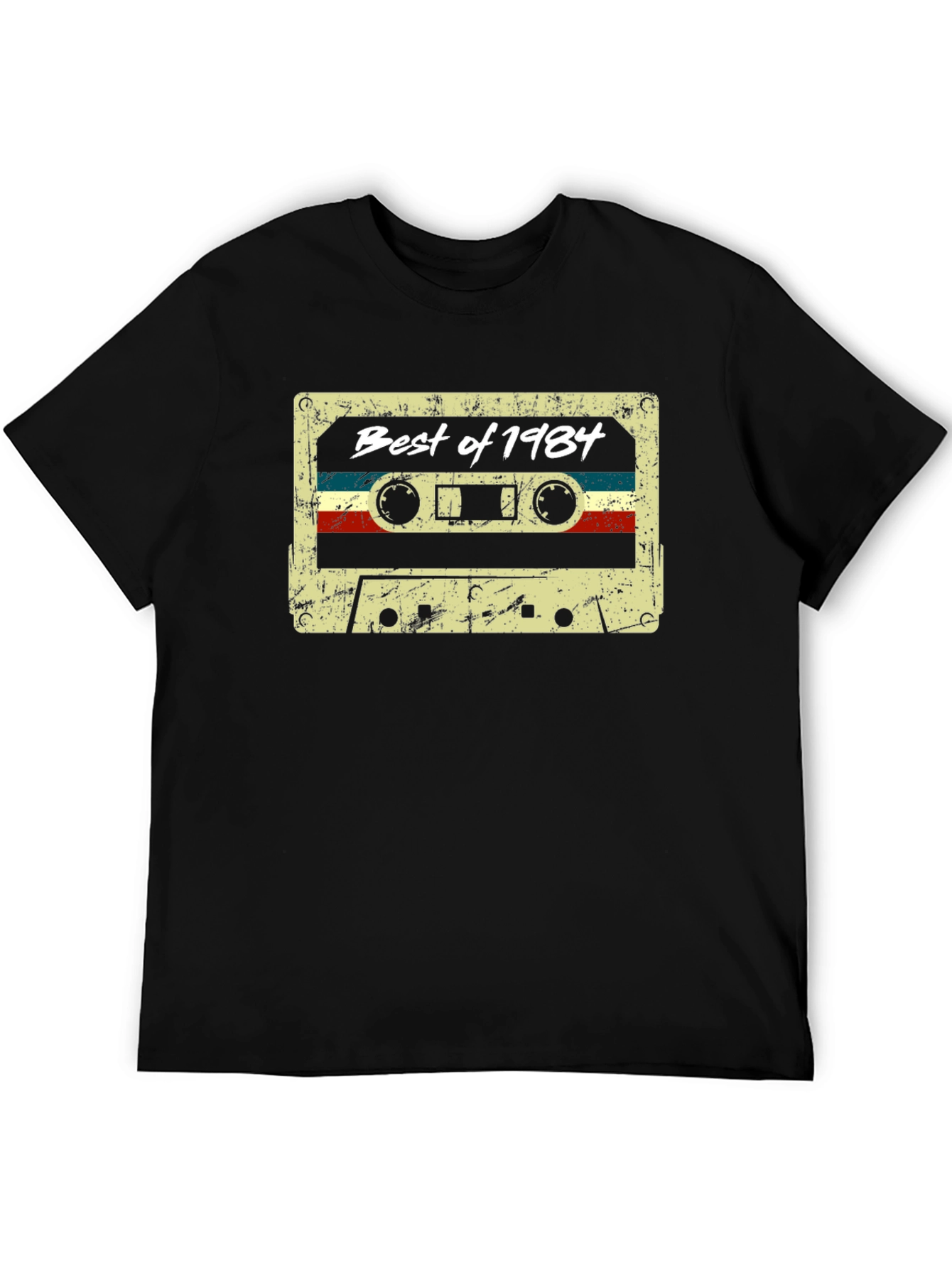 Best of 1984 Retro Cassette Tape Graphic T-Shirt