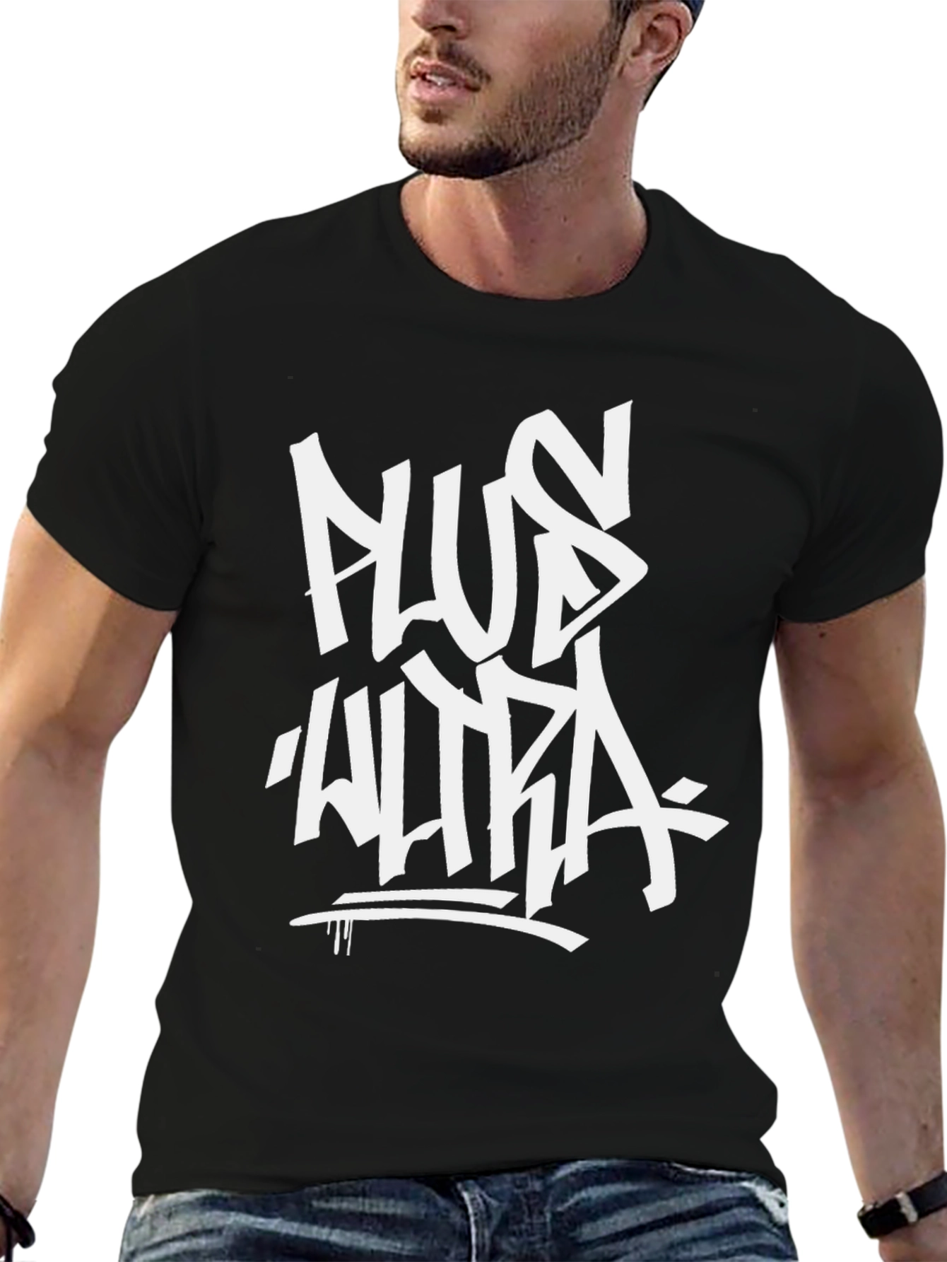 Plus Ultra Graphic Tee - Bold Black T-Shirt
