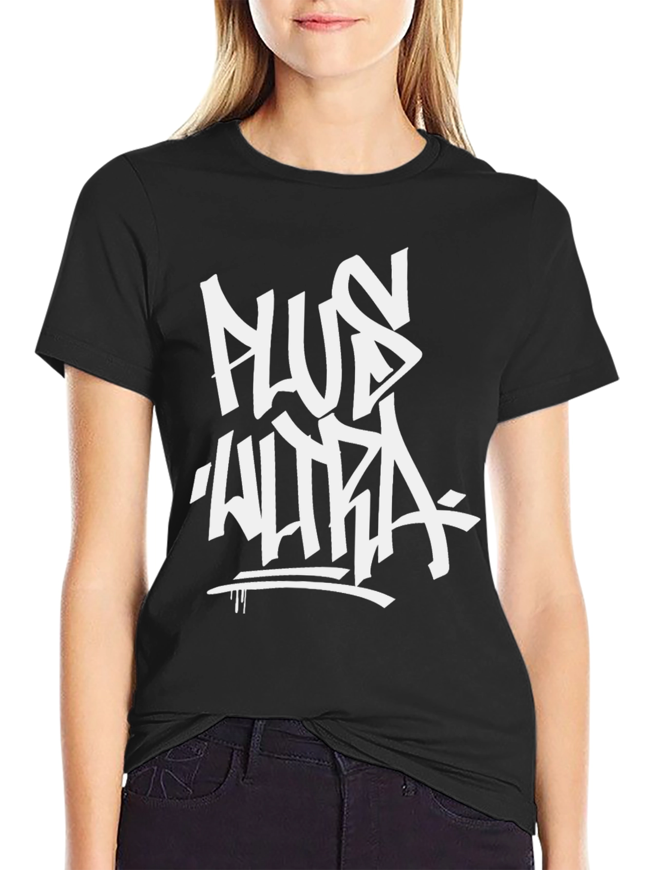 Plus Ultra Graphic Tee - Bold Black T-Shirt