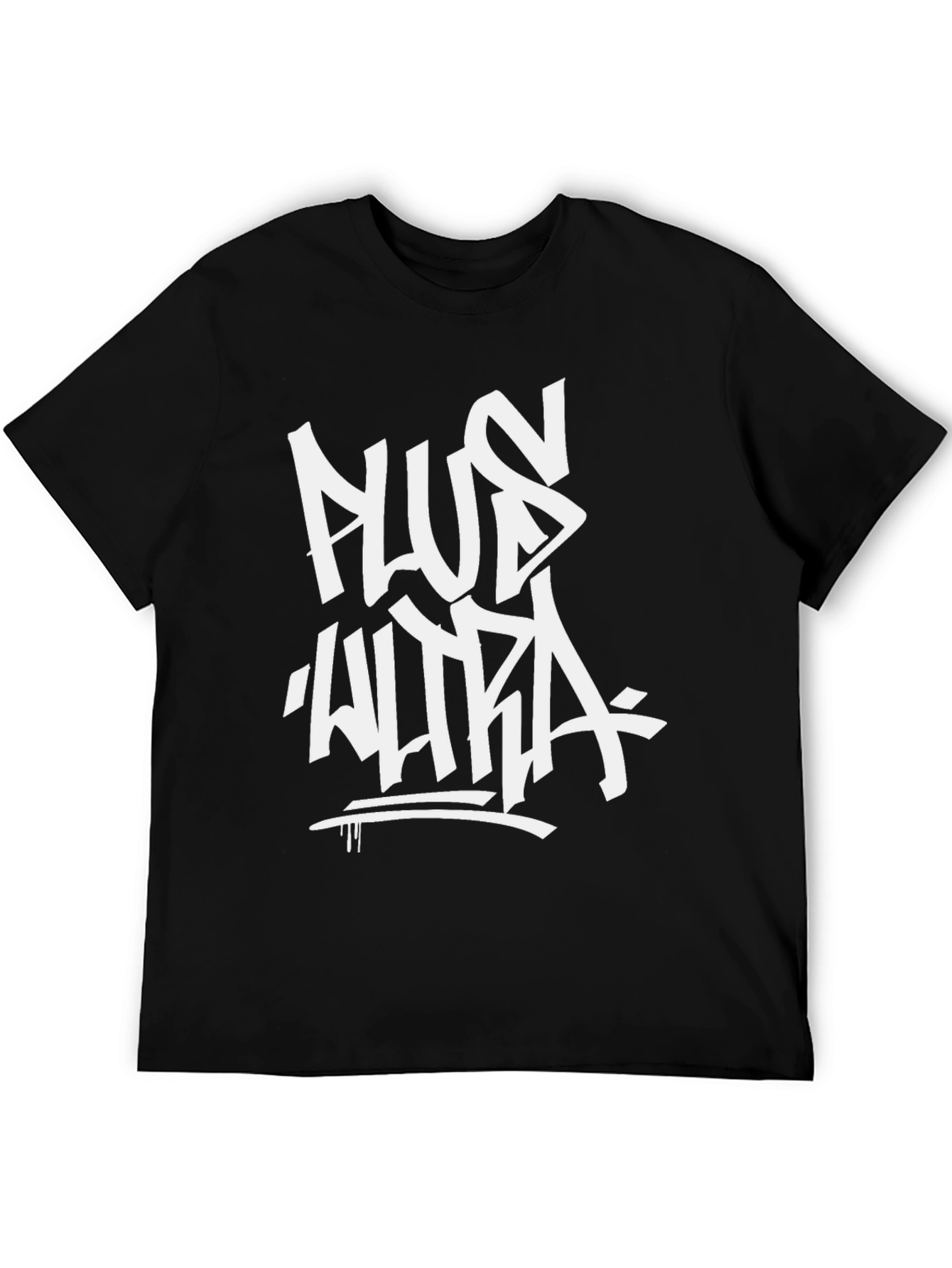 Plus Ultra Graphic Tee - Bold Black T-Shirt