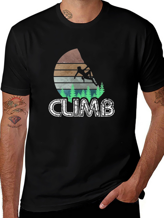 Climb T-Shirt Rock Climbing Adventure Tee