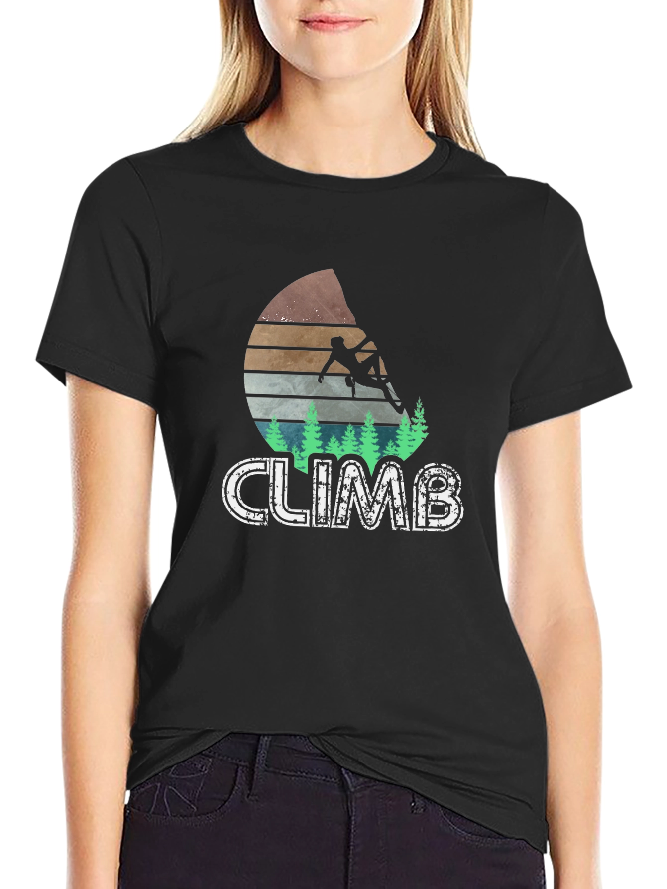 Climb T-Shirt Rock Climbing Adventure Tee