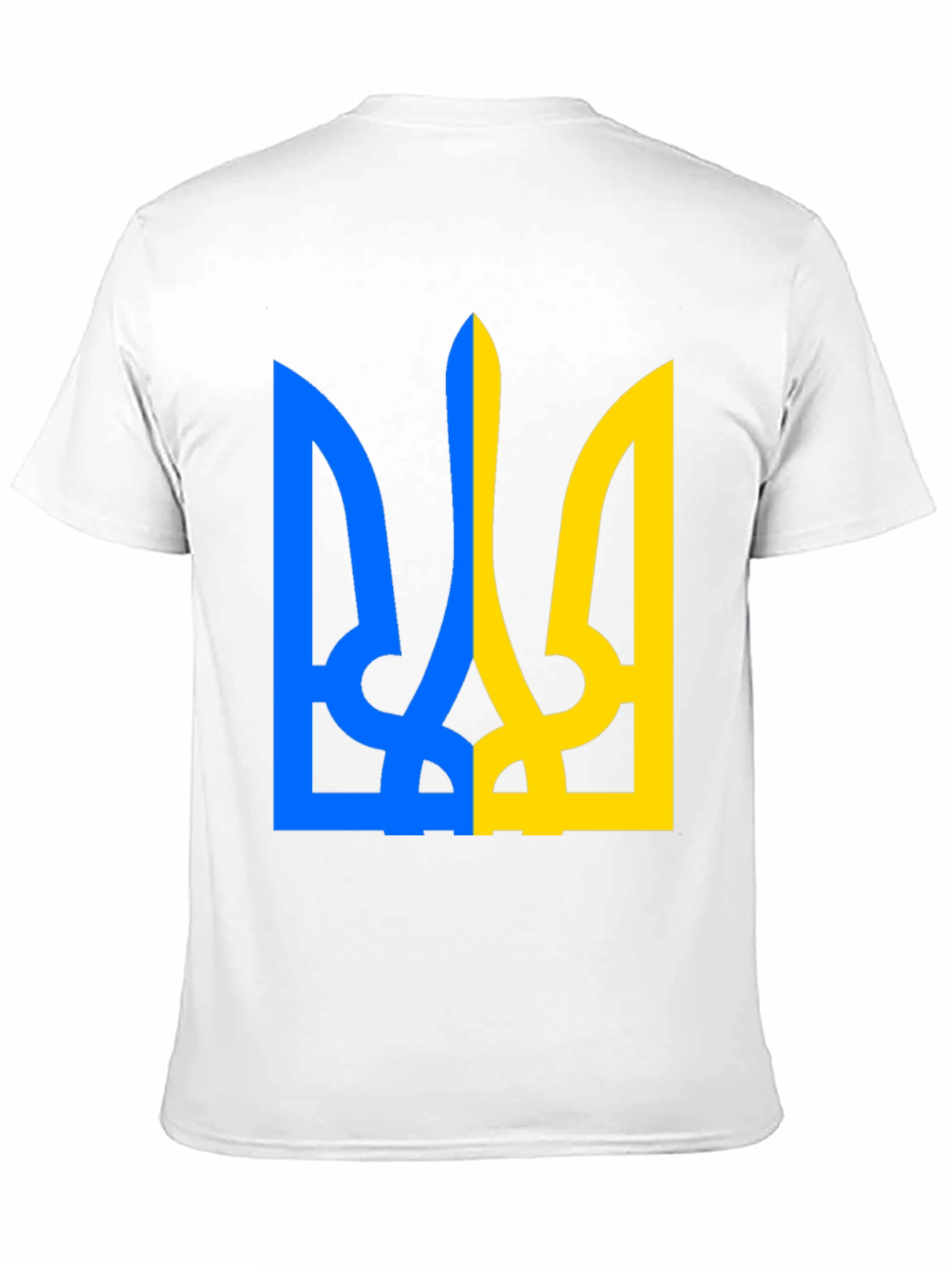 Ukraine Flag Symbol Black T-Shirt