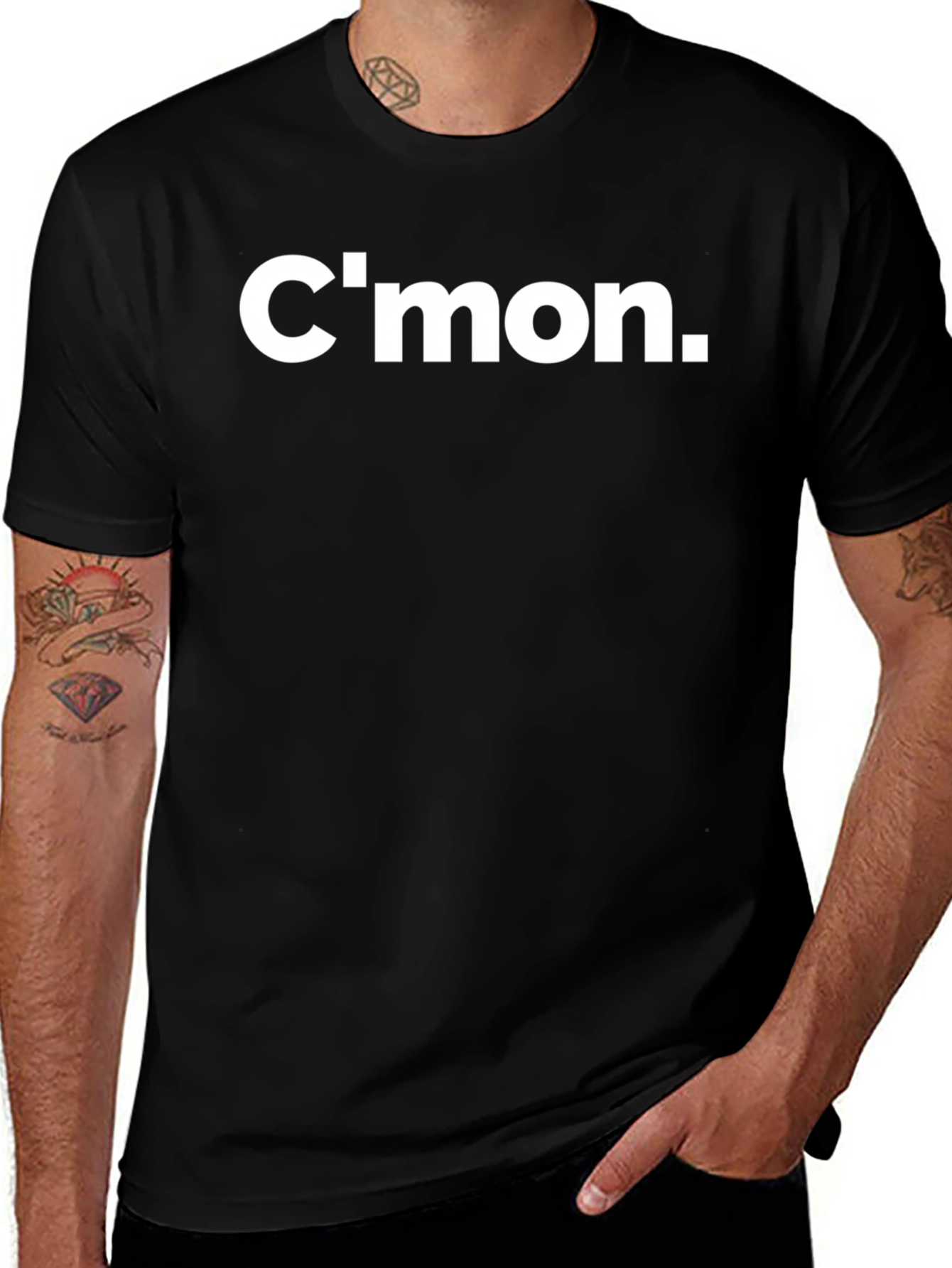 Cmon Graphic Tee - Bold Statement Shirt