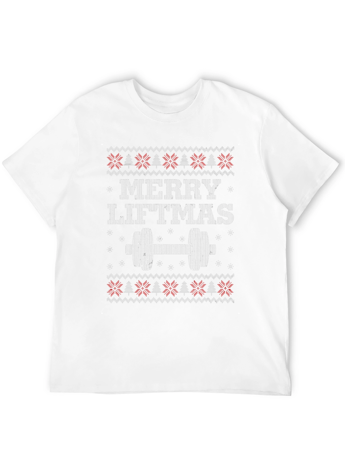 Merry Liftmas Ugly Christmas Sweater Workout T-Shirt