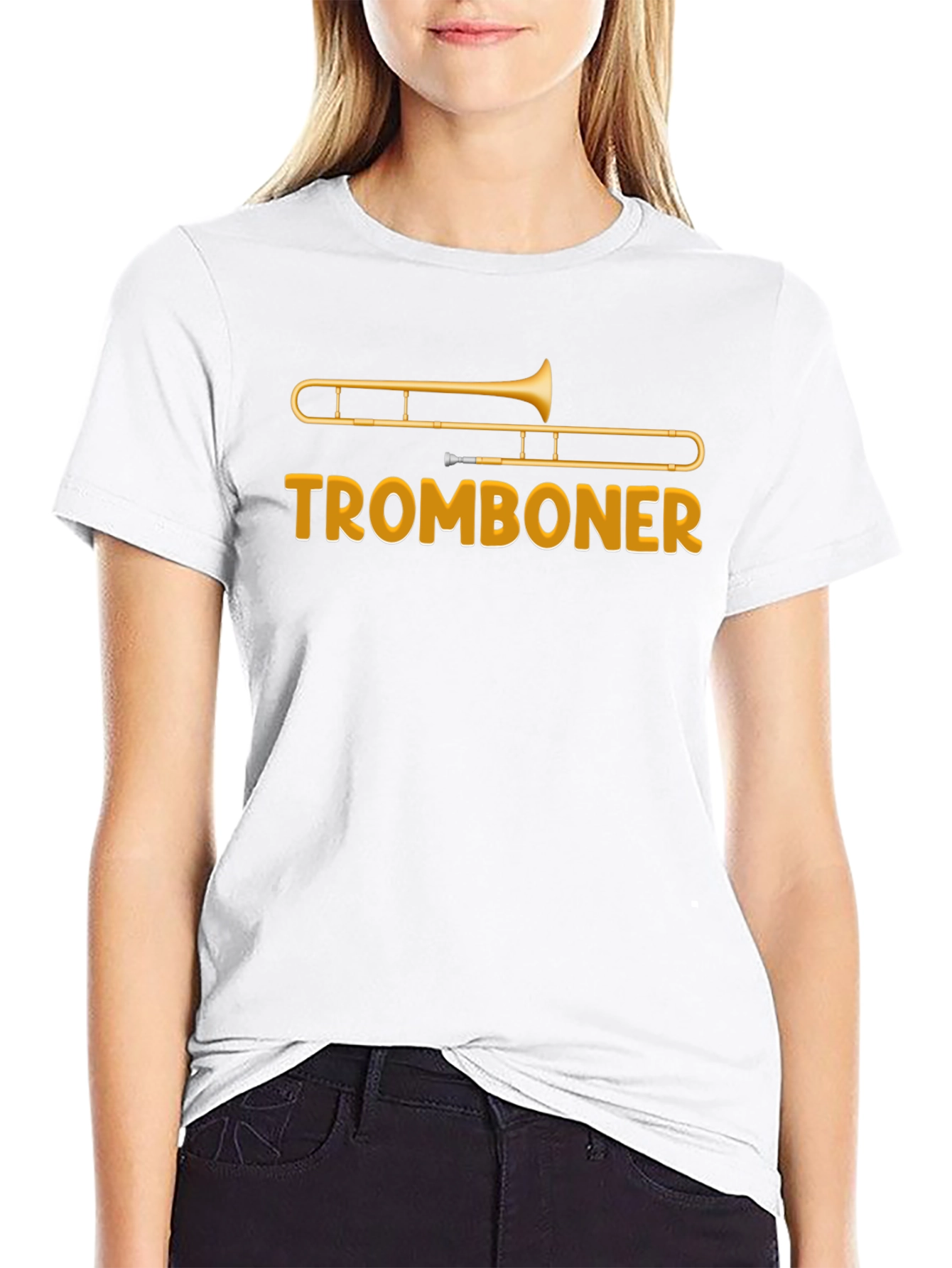 Tromboner Graphic Tee - Funny Music T-Shirt