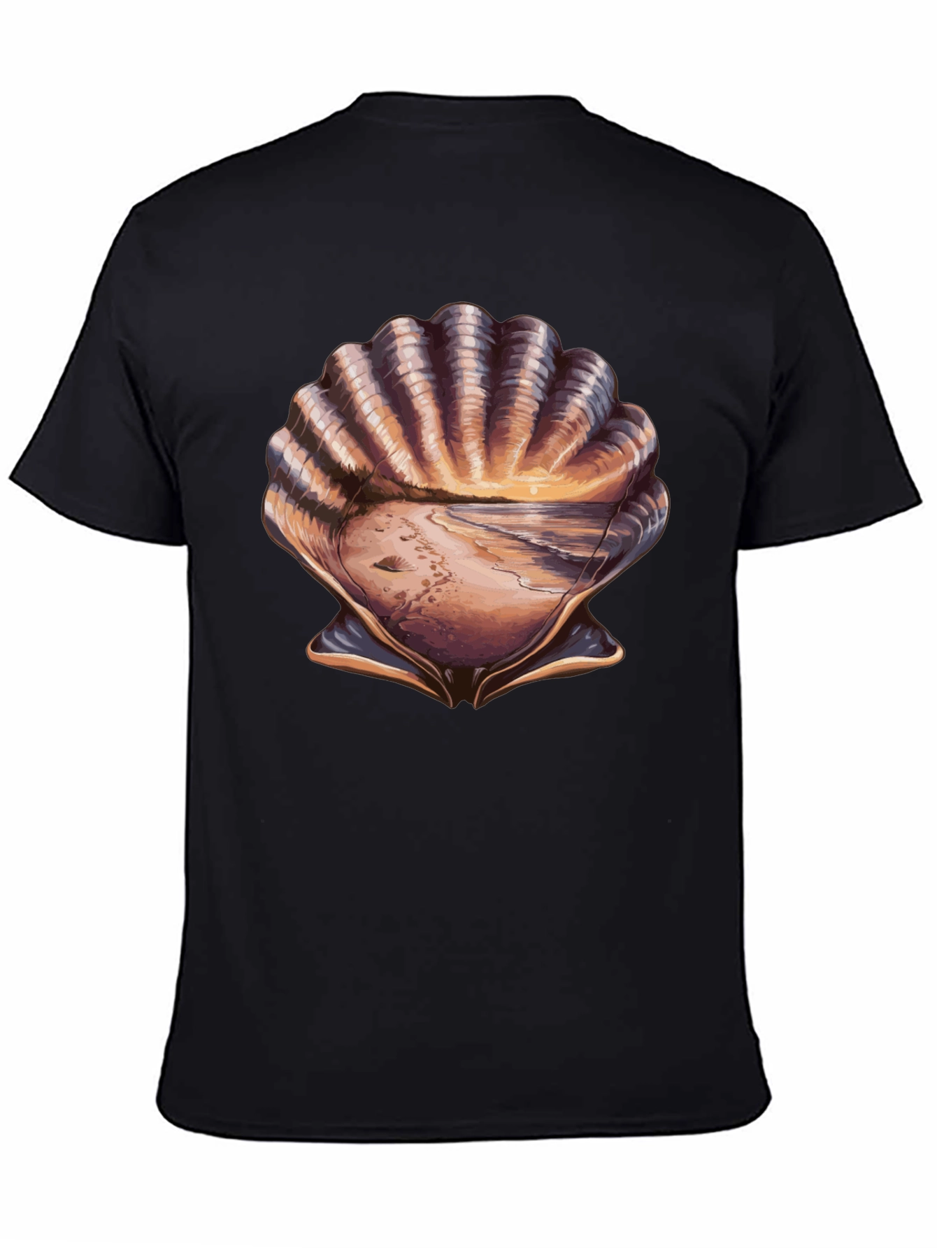Seashell Beach T-Shirt - Coastal Style