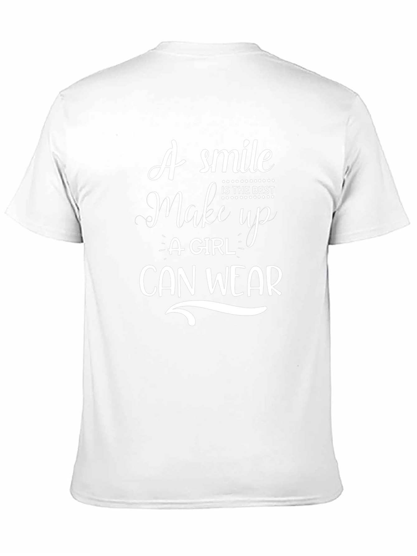 Smile is the Best Makeup T-Shirt