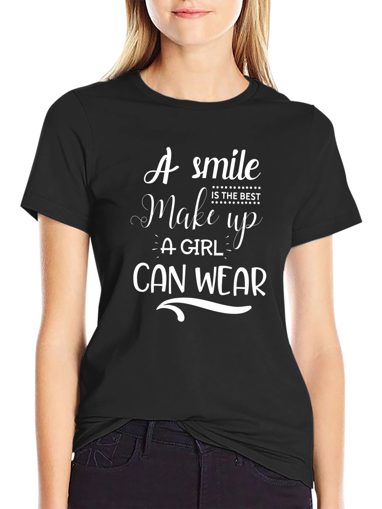 Smile is the Best Makeup T-Shirt