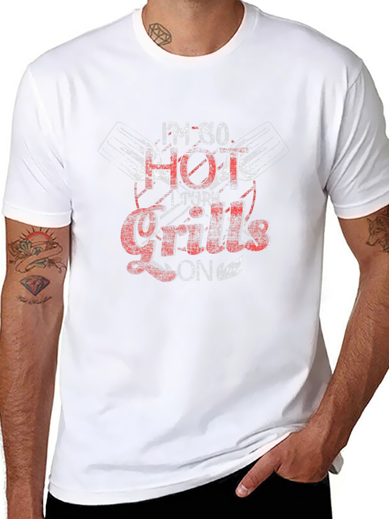 Im So Hot I Turn Grills On Black T-Shirt