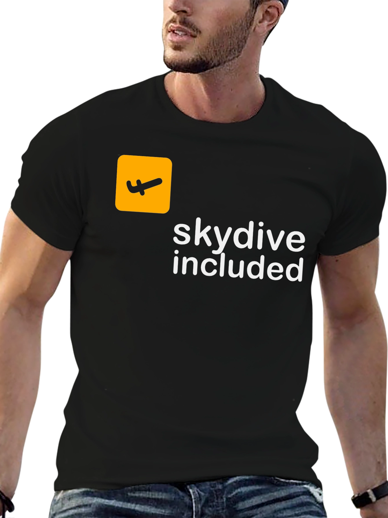 Skydiving Included Black T-Shirt